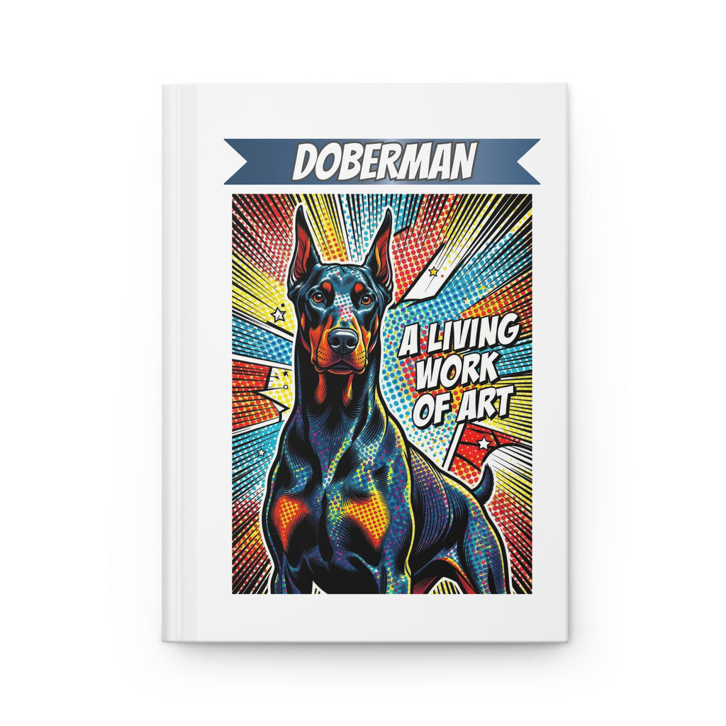 Doberman Pinscher Notebook | Living Work of Art Diary Collection | Pop Art