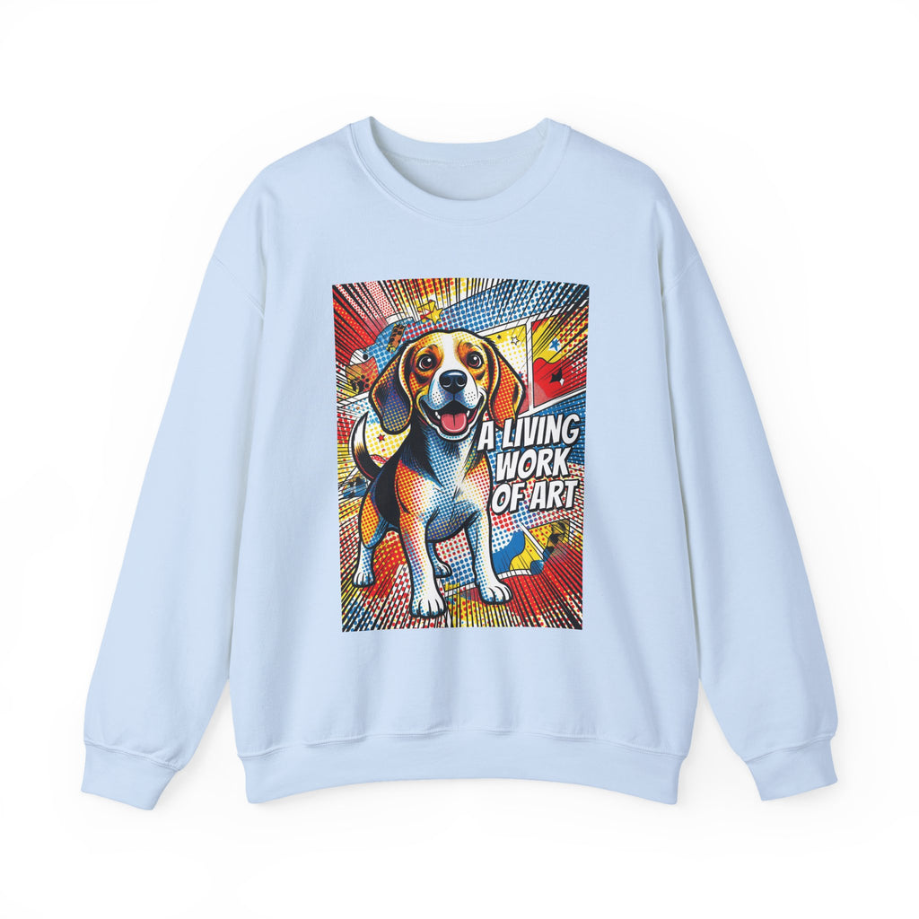 Beagle Sweatshirt | Living Work of Art Collection | Pop Art