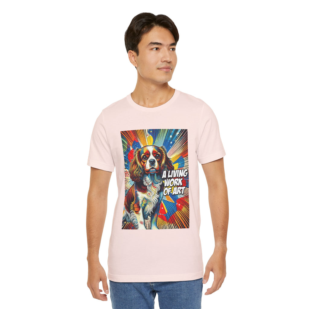 Cavalier King Charles Spaniel T Shirt | Living Work of Art Collection | Pop Art