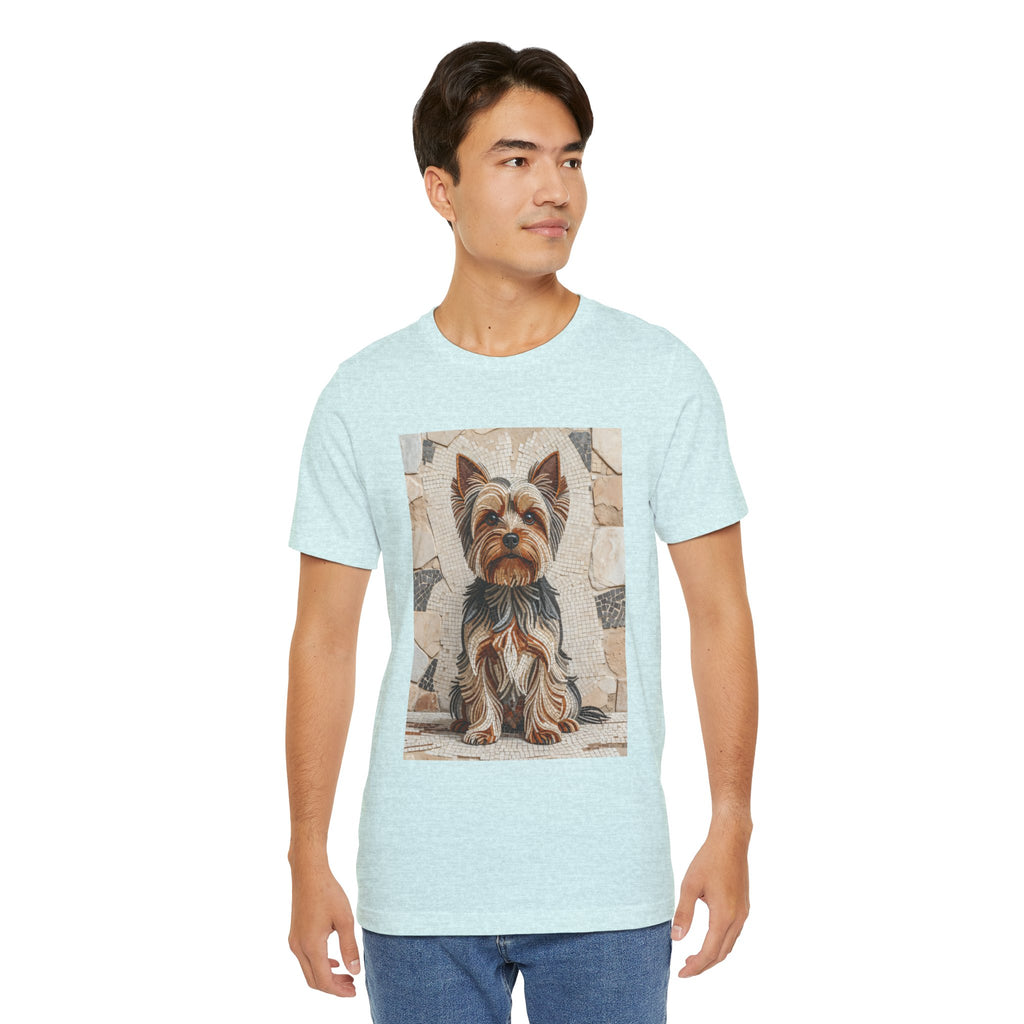 Yorkshire Terrier T Shirt | Living Work of Art Collection | Mosaic Style