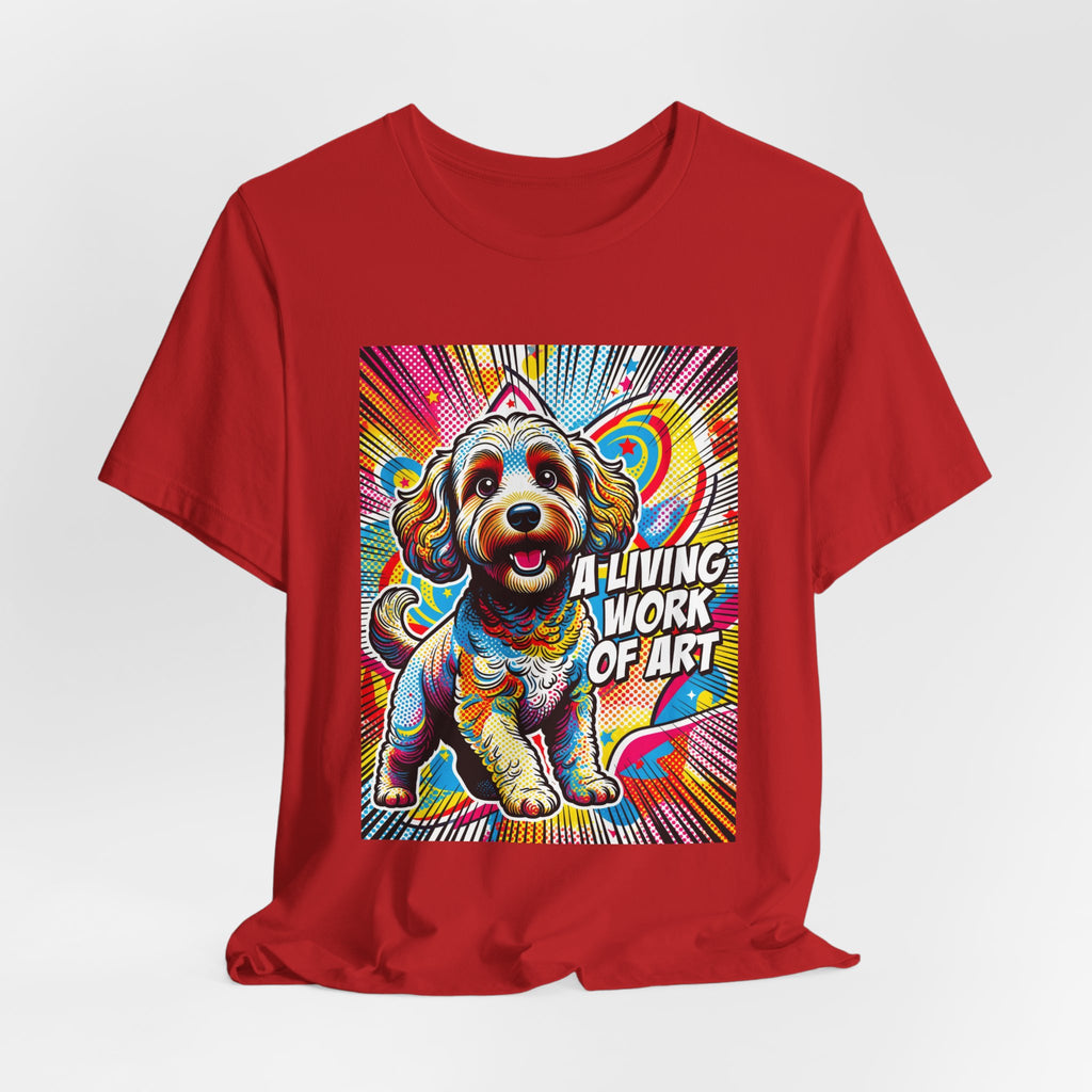 Schnoodle T Shirt | Living Work of Art Collection | Pop Art
