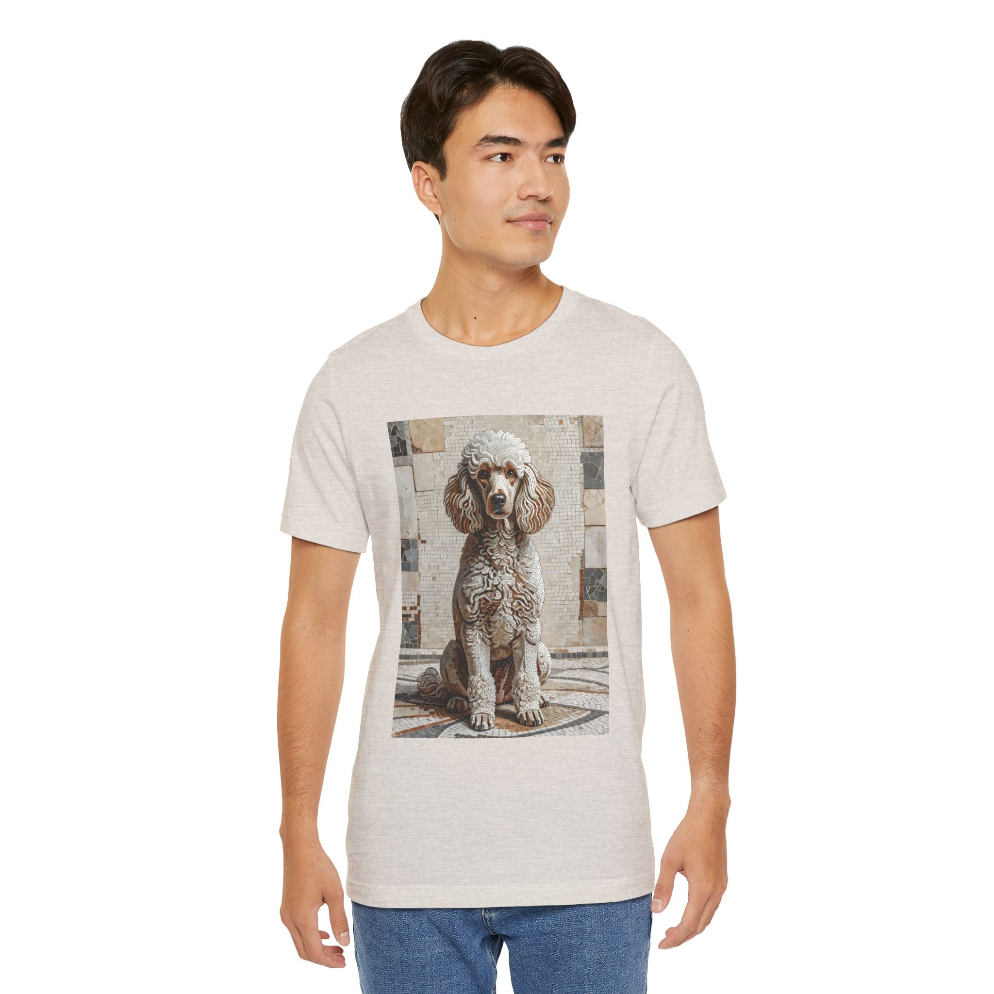 Poodle T Shirt | Living Work of Art Collection | Mosaic Style