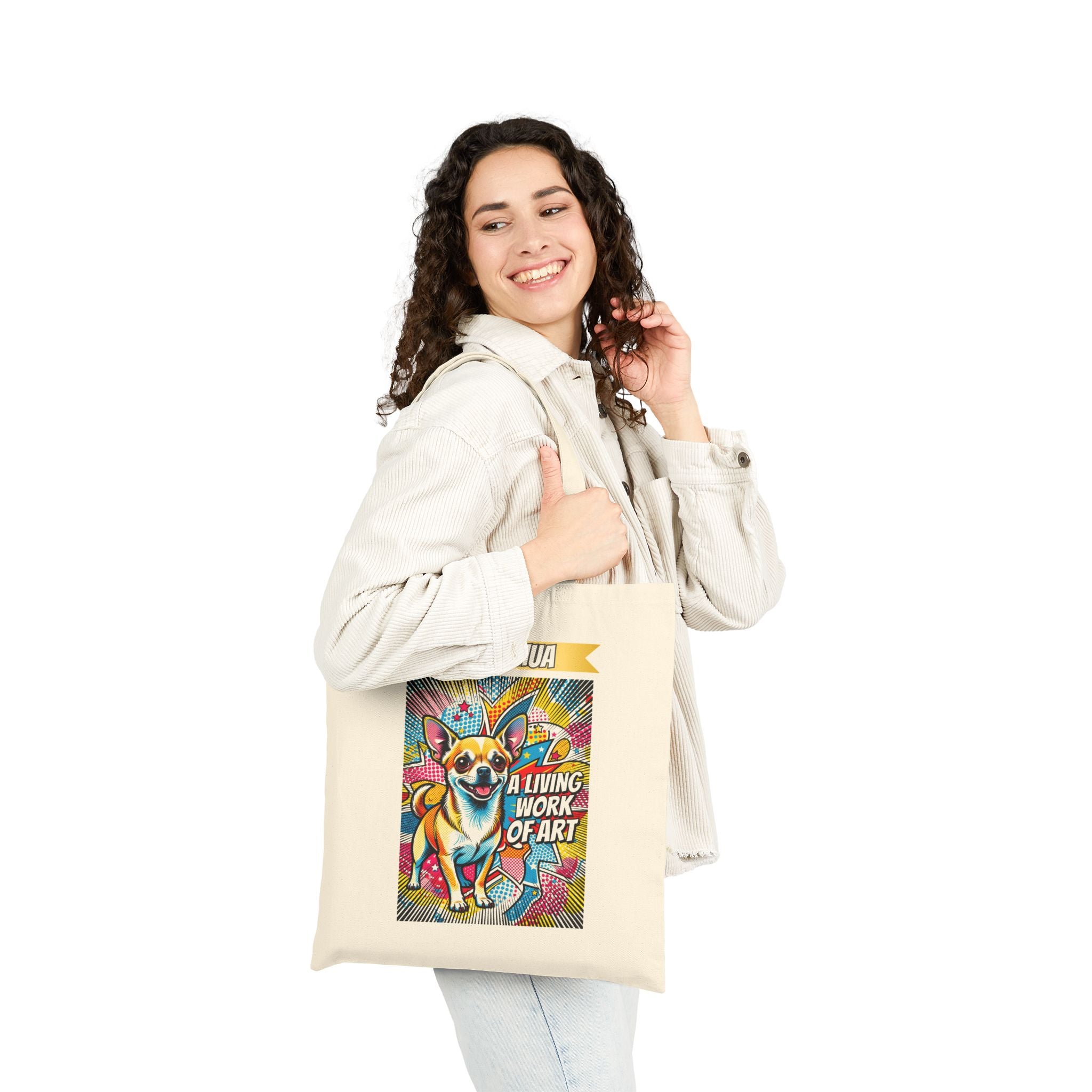 Chihuahua Tote Bag | Living Work of Art Collection | Pop Art