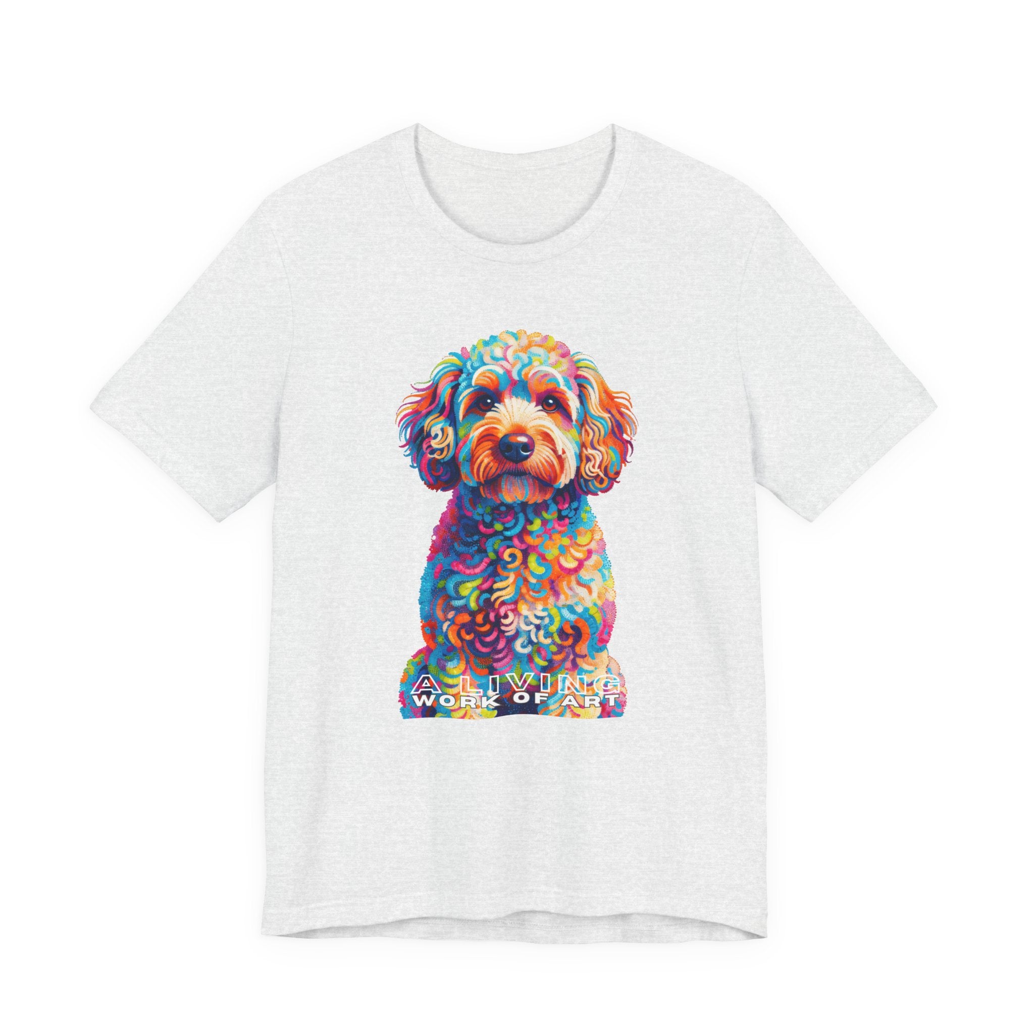 Schnoodle T Shirt | Living Work of Art Collection | Pointillism Style