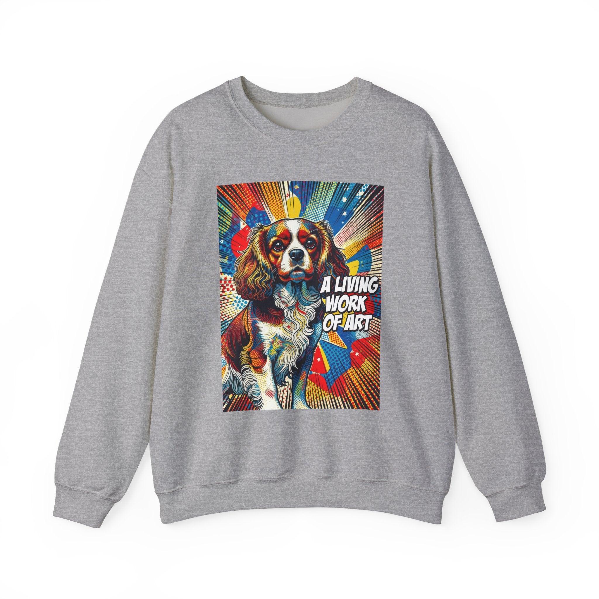 Cavalier King Charles Spaniel Sweatshirt | Living Work of Art Collection | Pop Art