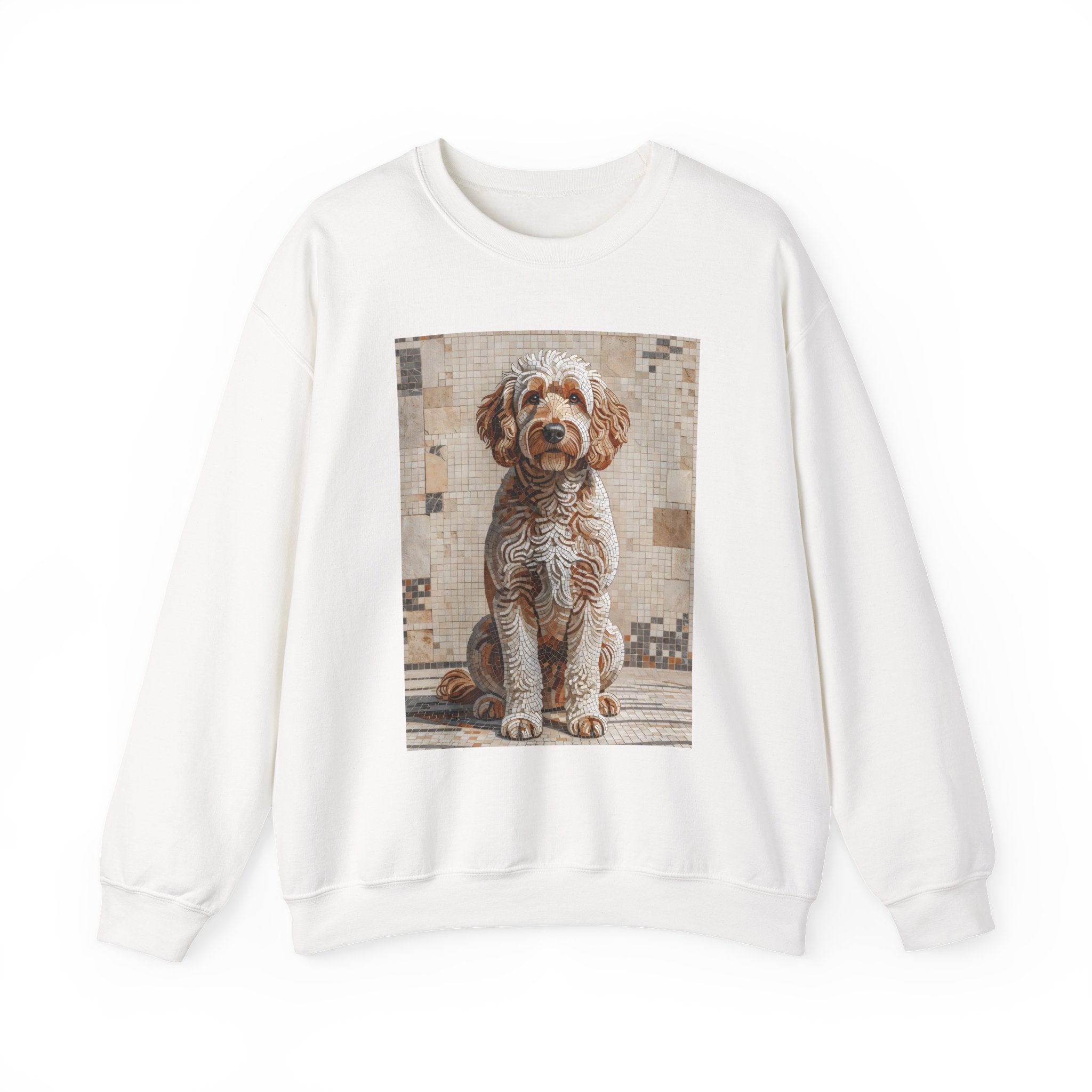 Goldendoodle Sweatshirt | Living Work of Art Collection | Mosaic Style