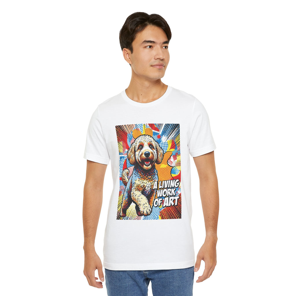 Goldendoodle T Shirt | Living Work of Art Collection | Pop Art