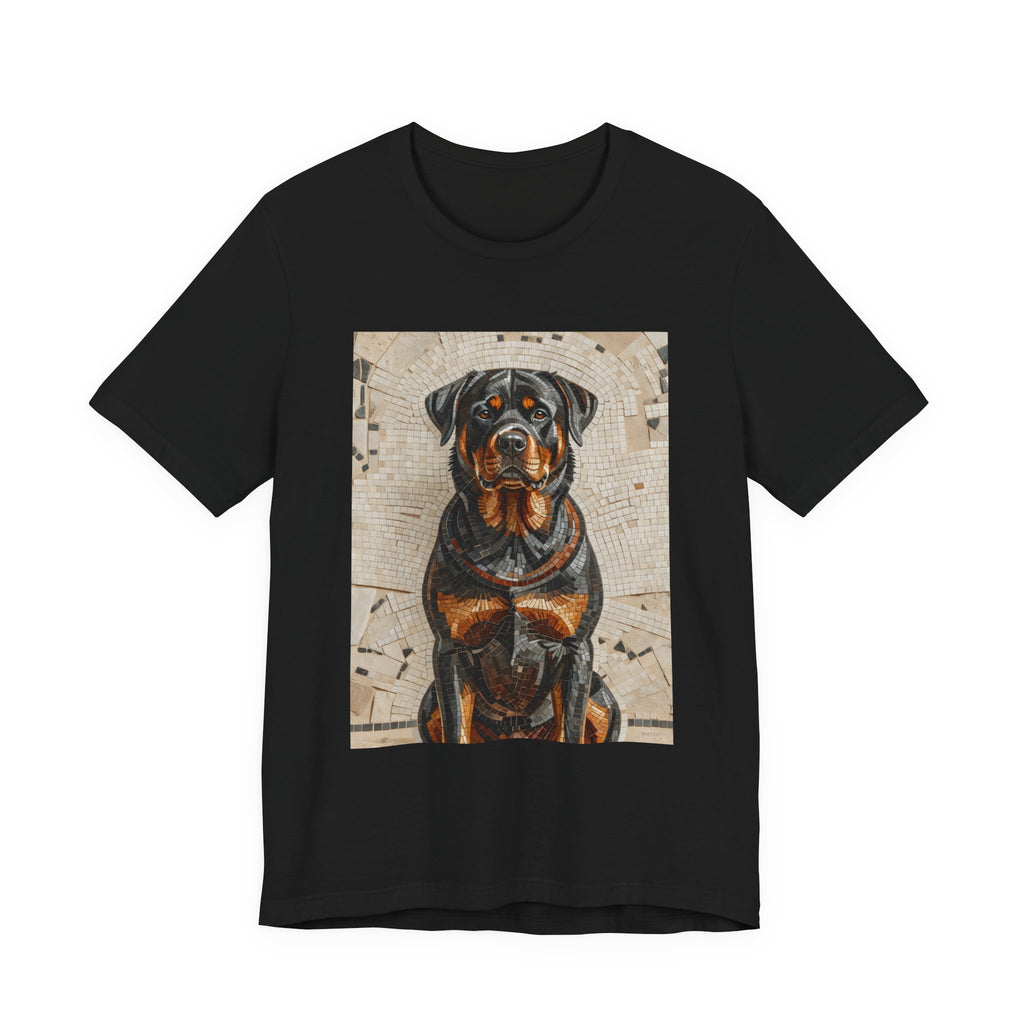 Rottweiler T Shirt | Living Work of Art Collection | Mosaic Style