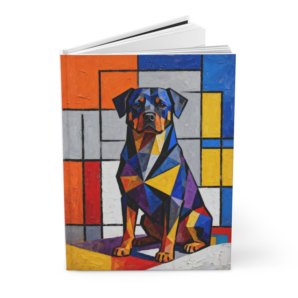 Rottweiler Notebook | Living Work of Art Collection | Cubist Style