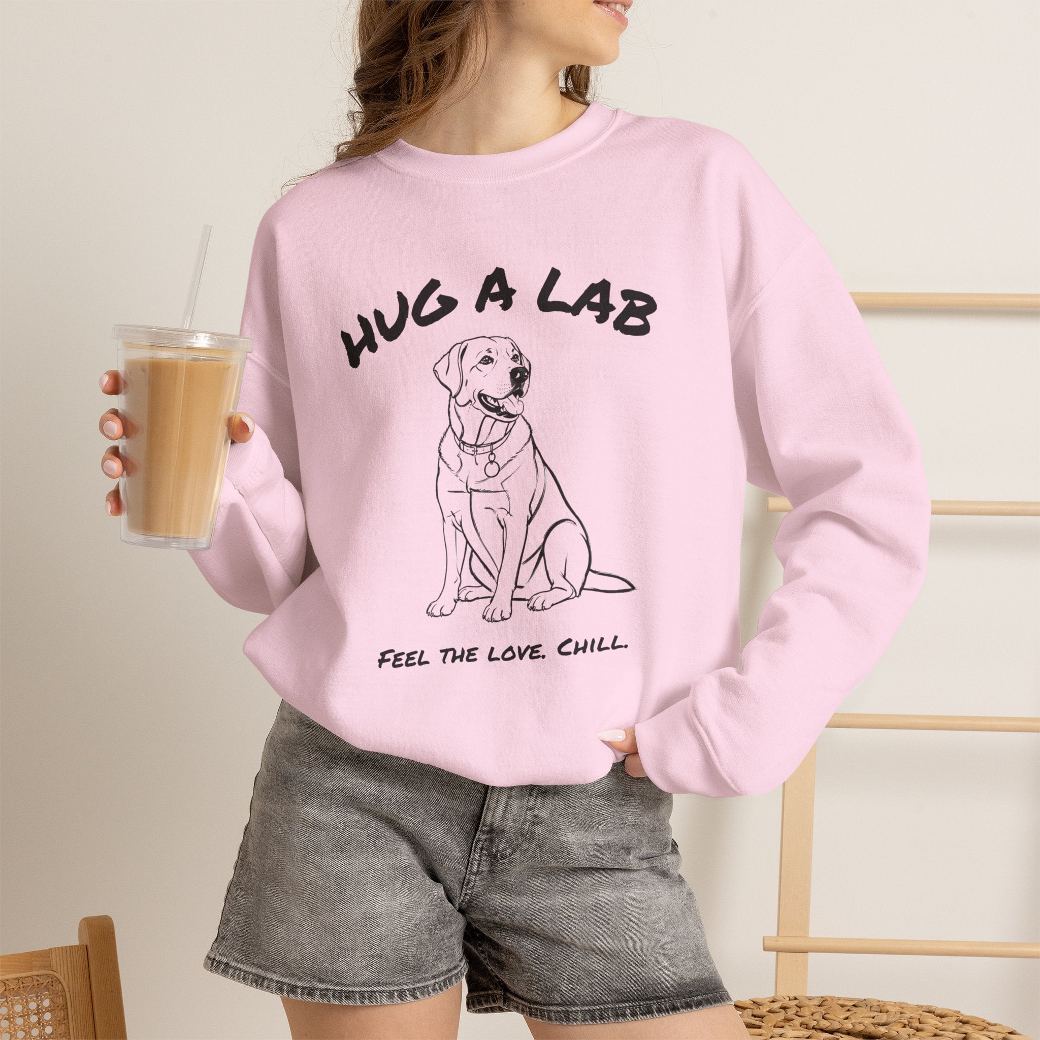 Labrador Retriever Sweatshirt | Hug A Lab