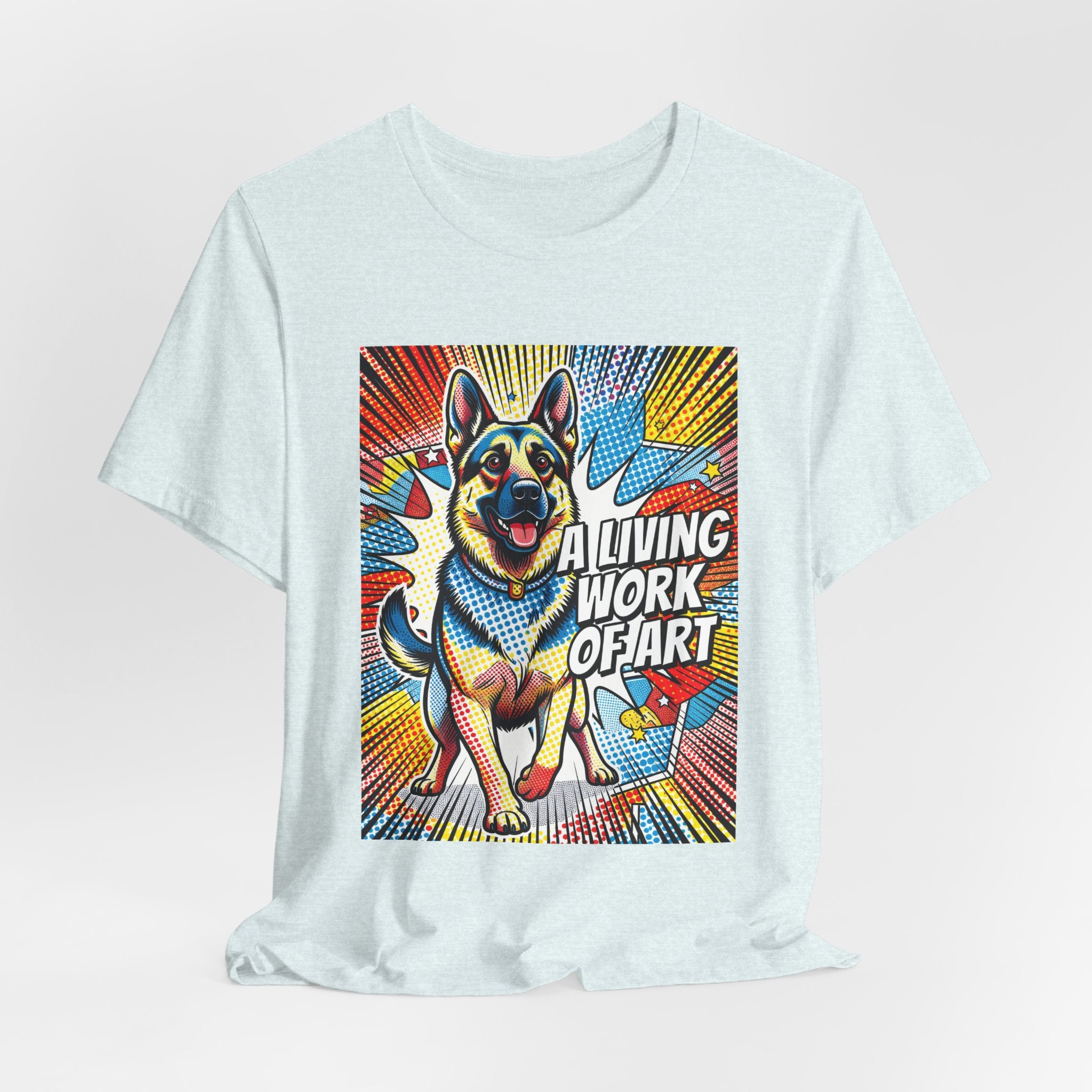 German Shepherd T Shirt | Living Work of Art Collection | Pop Art