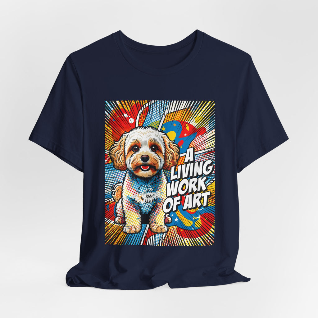 Maltipoo T Shirt | Living Work of Art Collection | Pop Art