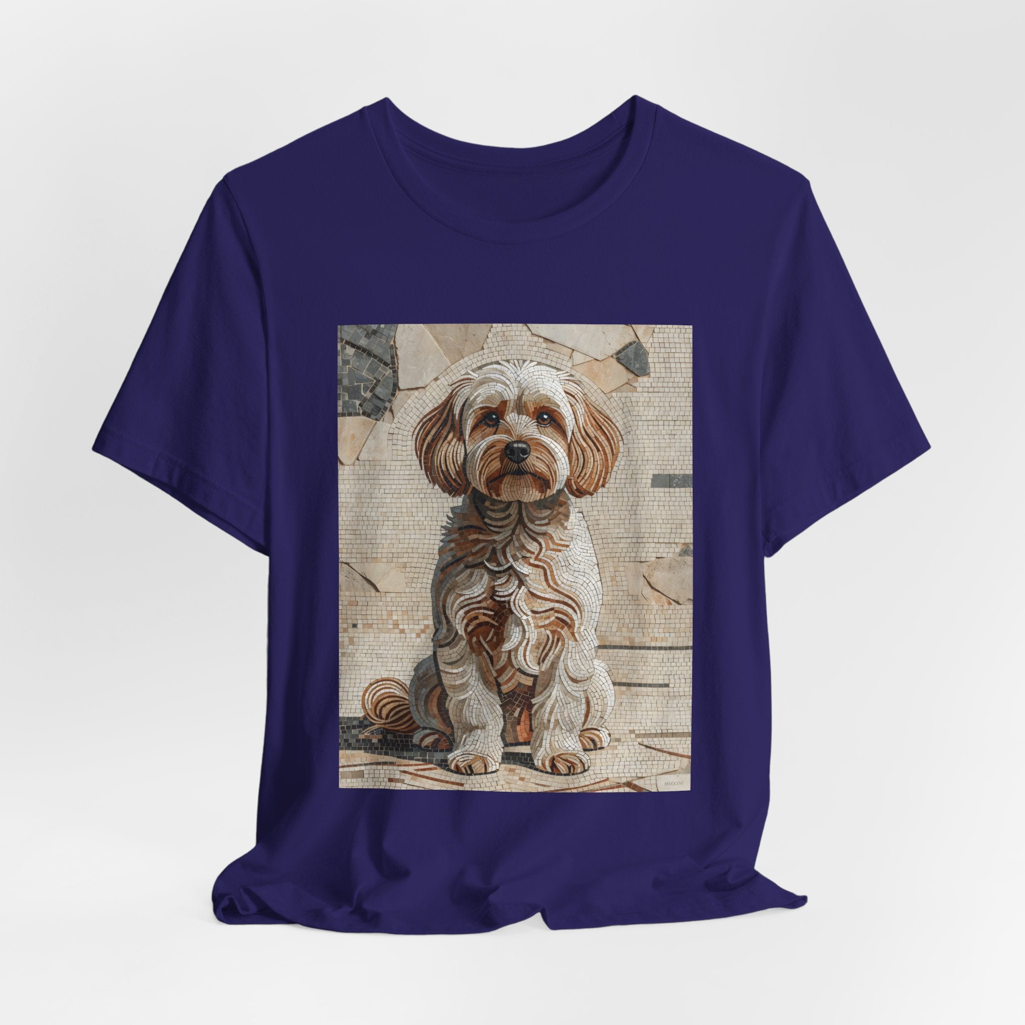 Maltipoo T Shirt | Living Work of Art Collection | Mosaic Style