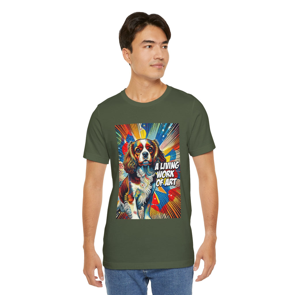 Cavalier King Charles Spaniel T Shirt | Living Work of Art Collection | Pop Art