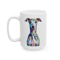 Italian Greyhound Coffee Mug | Living Work of Art Collection | Pointillism Style