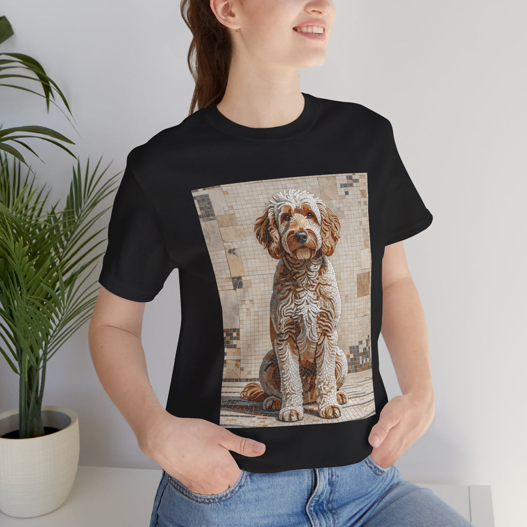 Goldendoodle T Shirt | Living Work of Art Collection | Mosaic Style