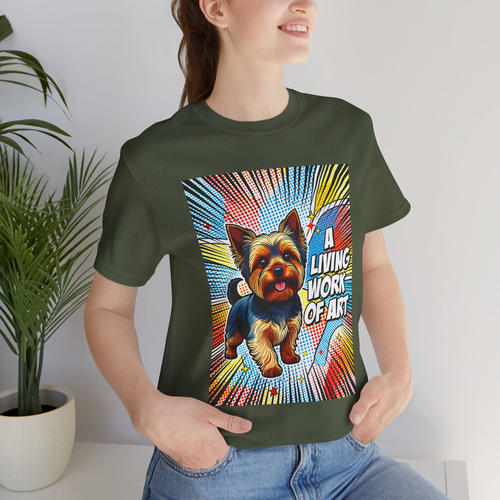 Yorkshire Terrier T Shirt | Living Work of Art Collection | Pop Art
