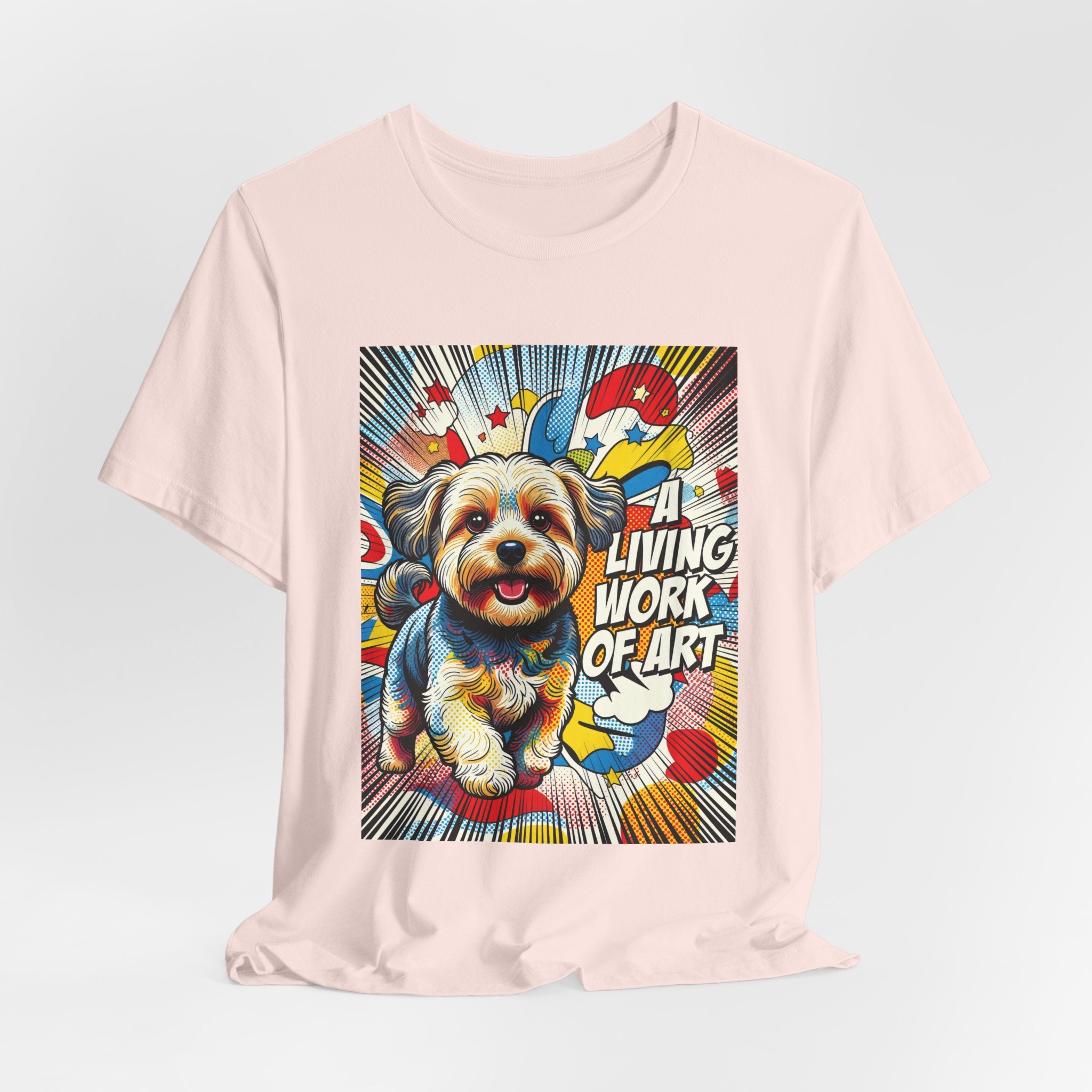 Yorkipoo T Shirt | Living Work of Art Collection | Pop Art