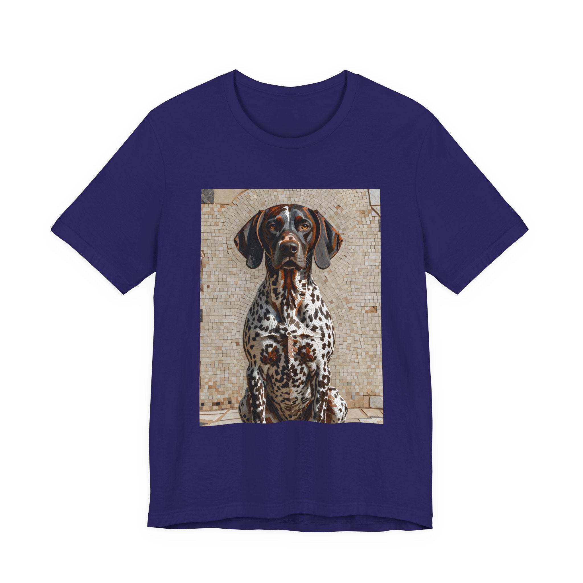 German Shorthaired Pointer T Shirt | Living Work of Art Collection | Mosaic Style