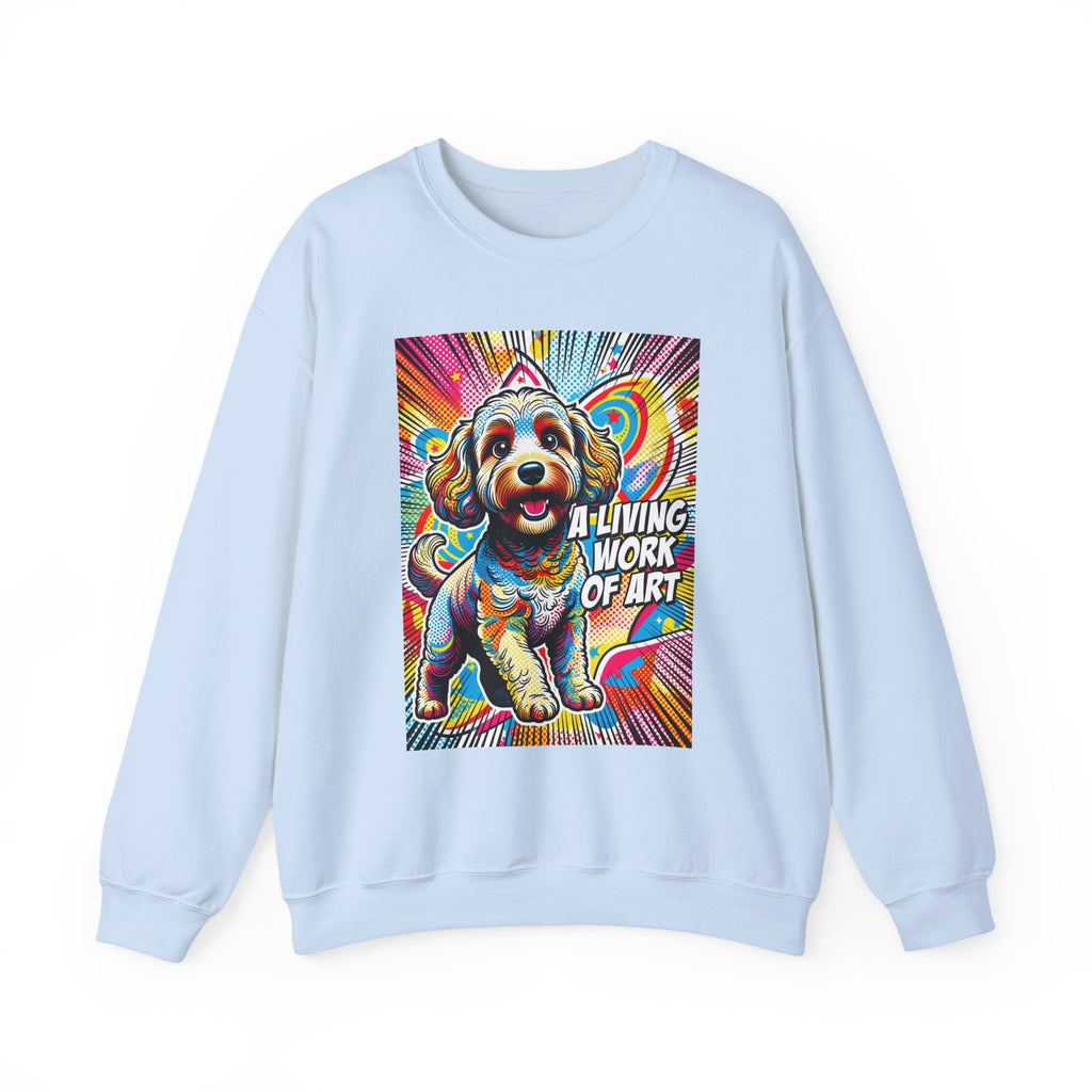 Schnoodle Sweatshirt | Living Work of Art Collection | Pop Art