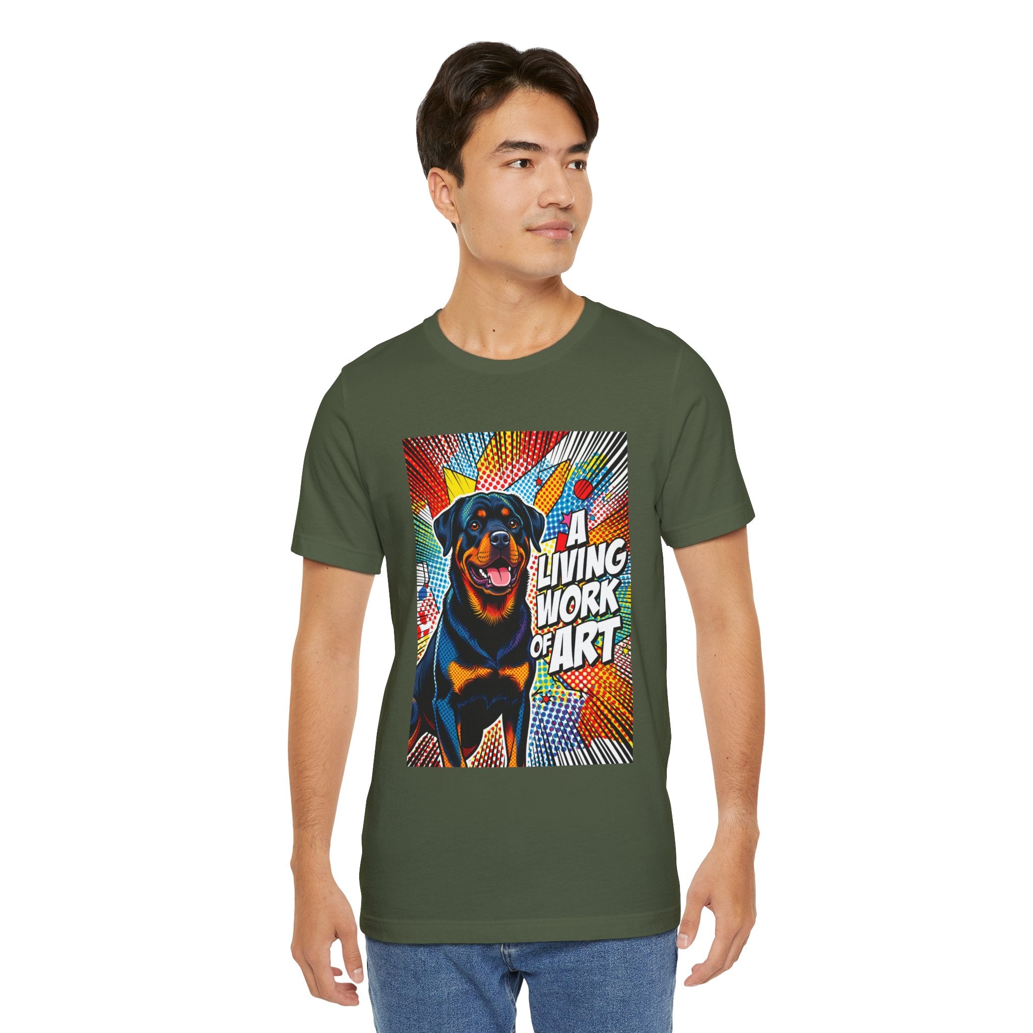 Rottweiler T Shirt | Living Work of Art Collection | Pop Art