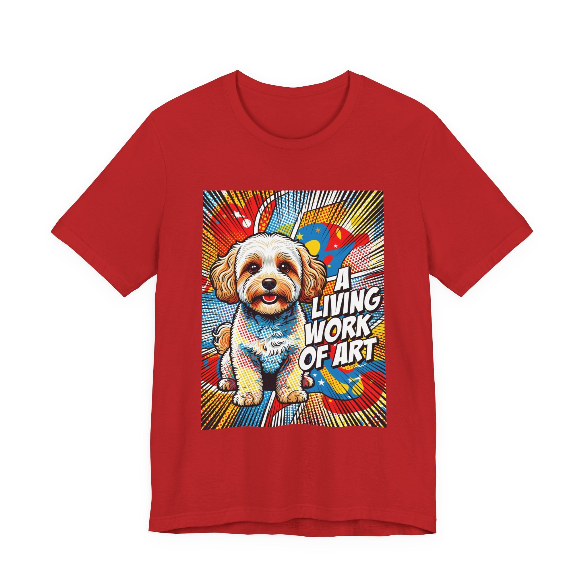 Maltipoo T Shirt | Living Work of Art Collection | Pop Art