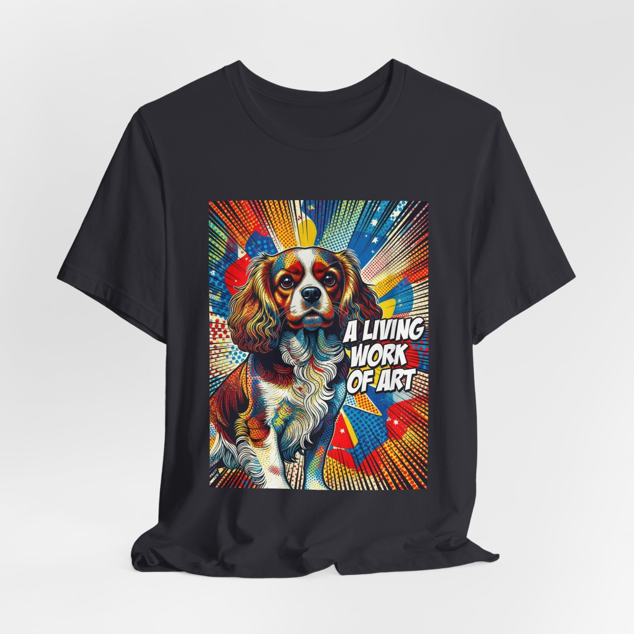 Cavalier King Charles Spaniel T Shirt | Living Work of Art Collection | Pop Art