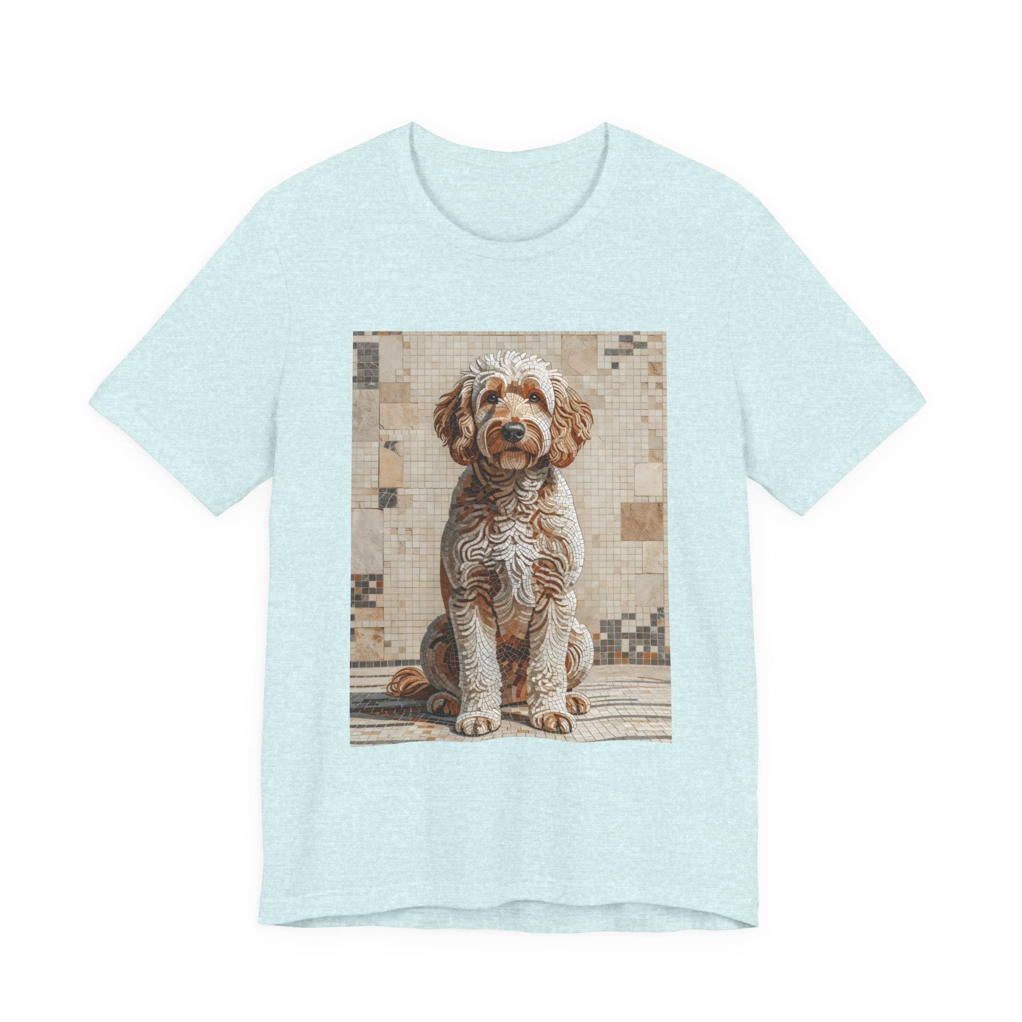 Goldendoodle T Shirt | Living Work of Art Collection | Mosaic Style