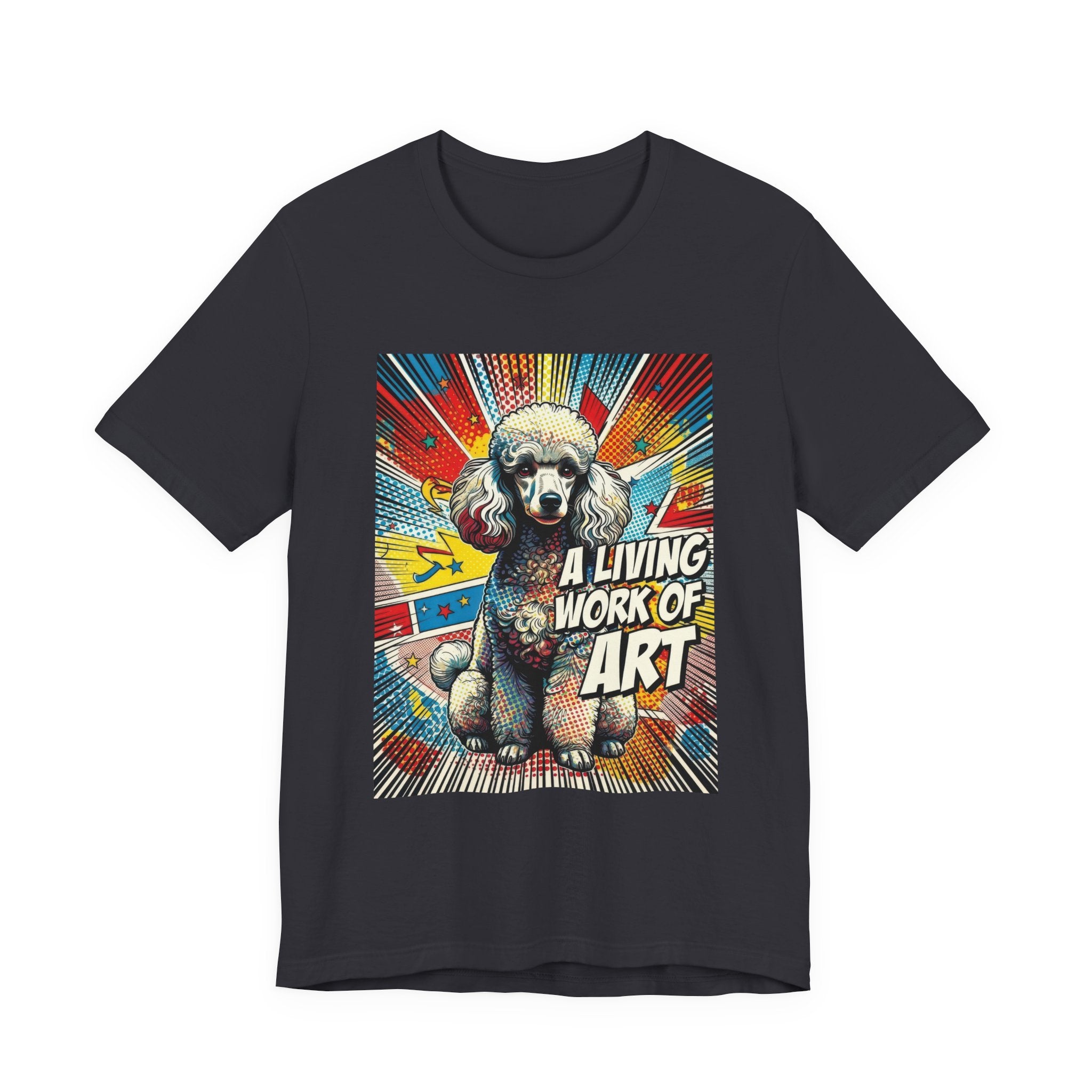Poodle T Shirt | Living Work of Art Collection | Pop Art