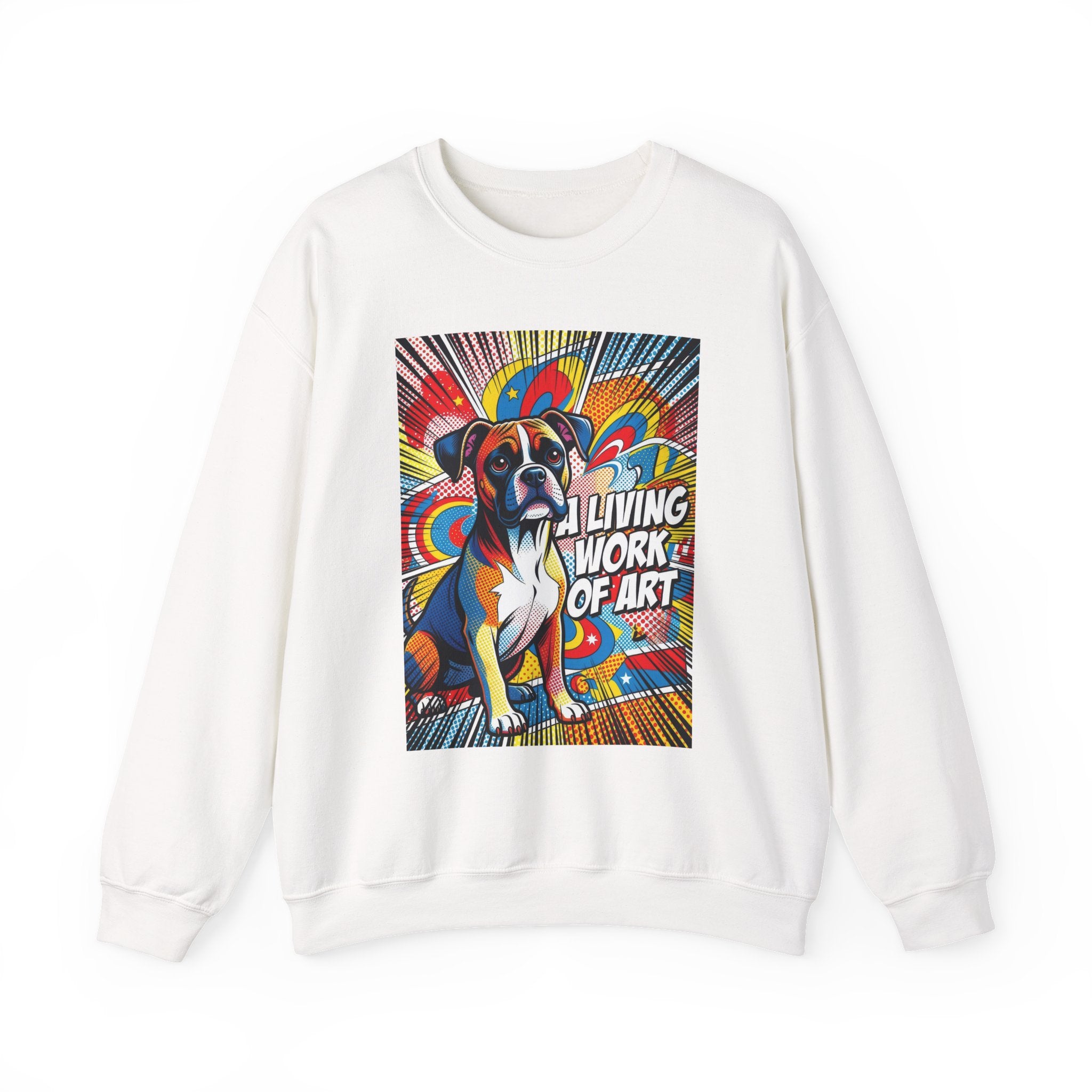 Boxer Sweatshirt | Living Work of Art Collection | Pop Art