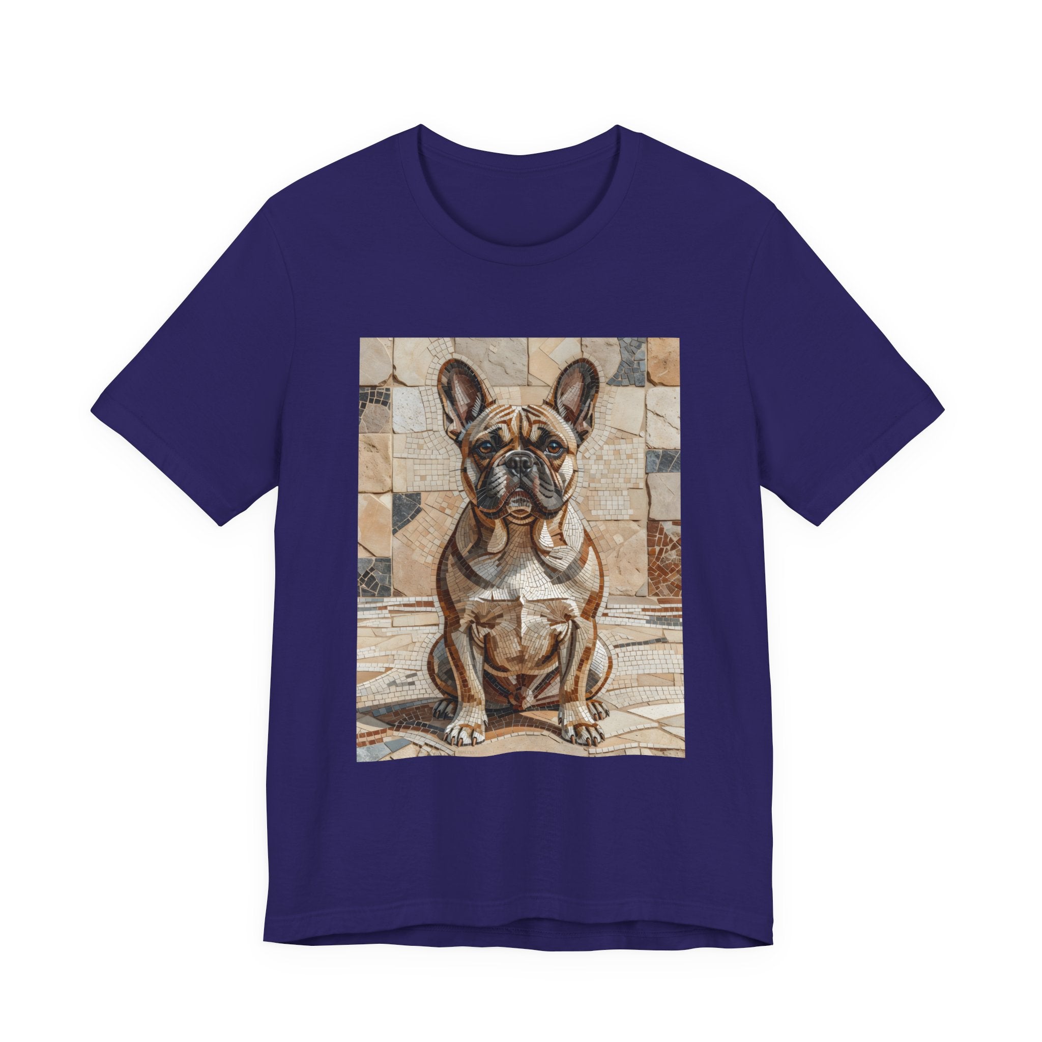French Bulldog T Shirt | Living Work of Art Collection | Mosaic Style
