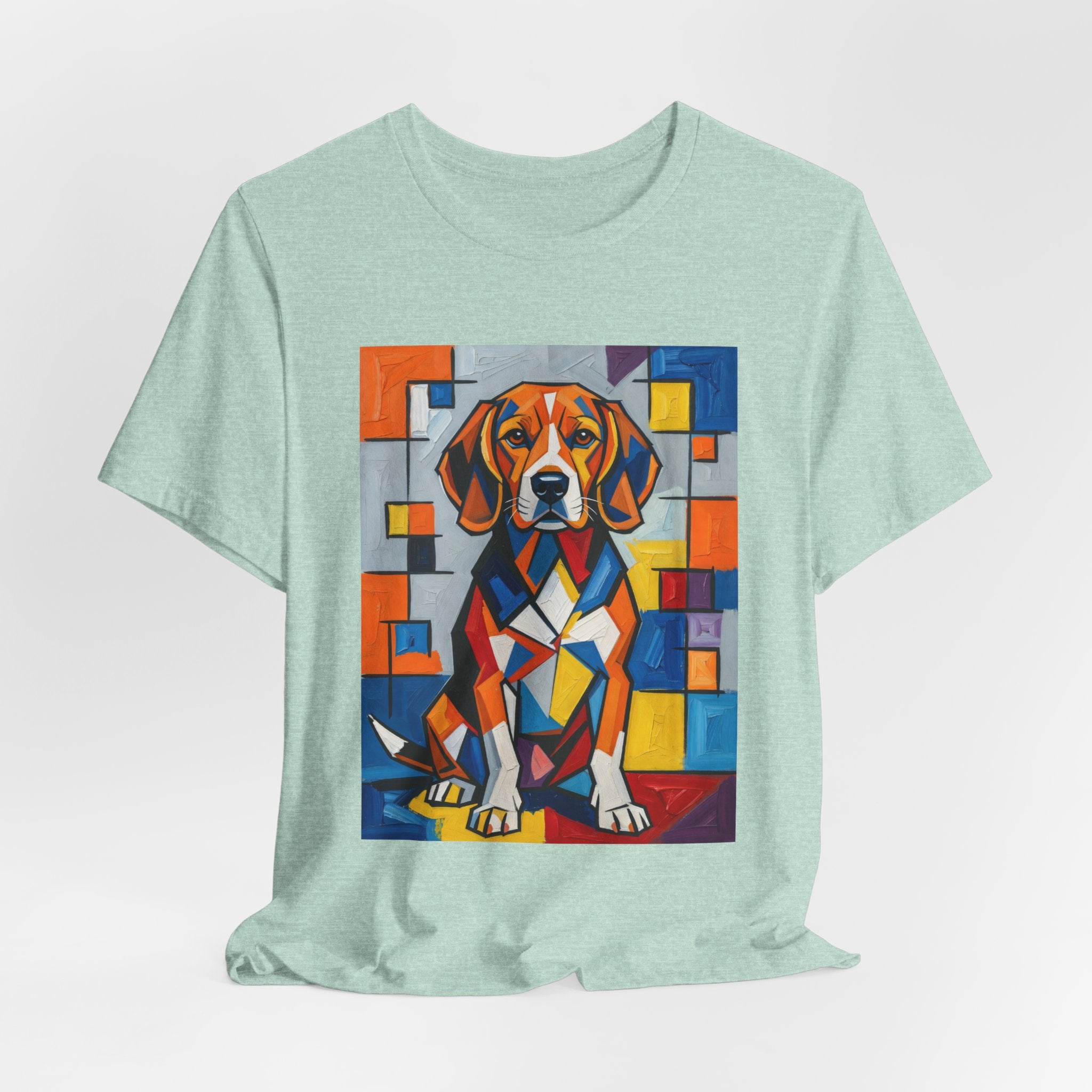 Beagle T Shirt | Living Work of Art Collection | Cubist Style