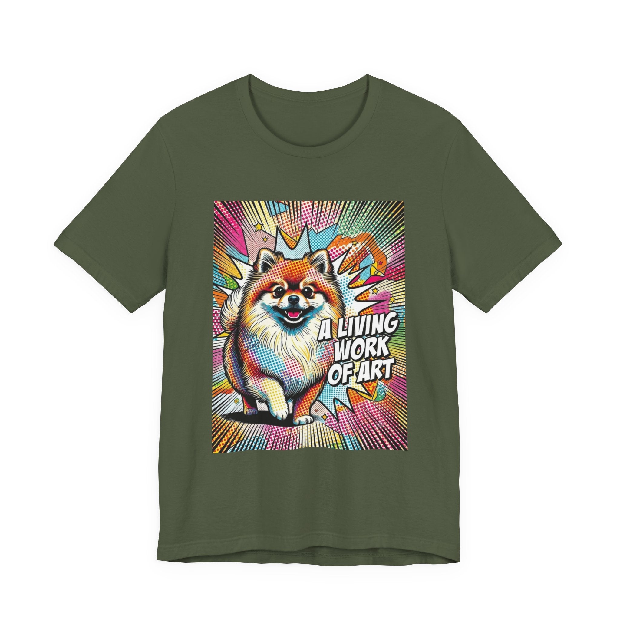 Pomeranien T Shirt | Living Work of Art Collection | Pop Art