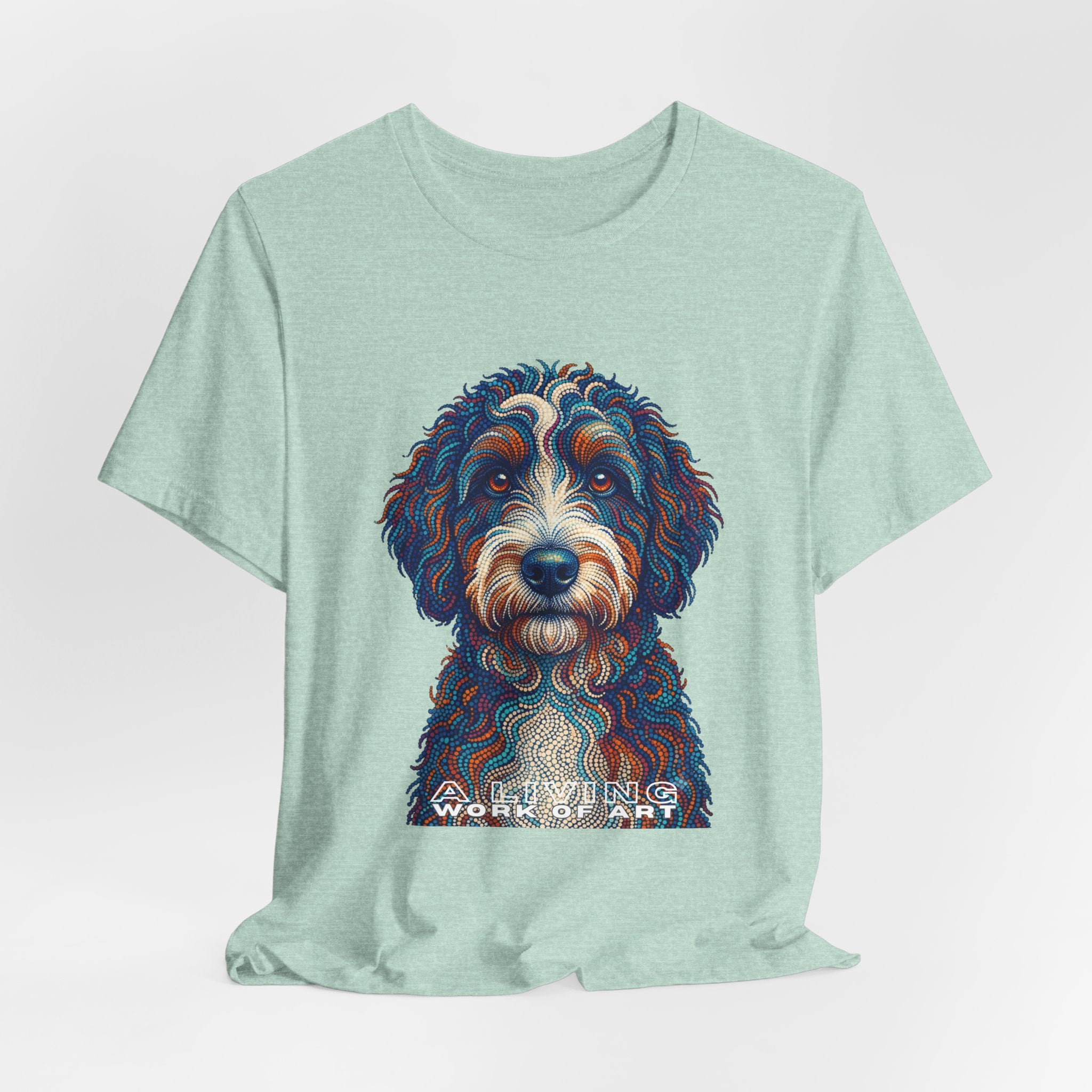 Berenedoodle T Shirt | Living Work of Art Collection | Pointillism Style