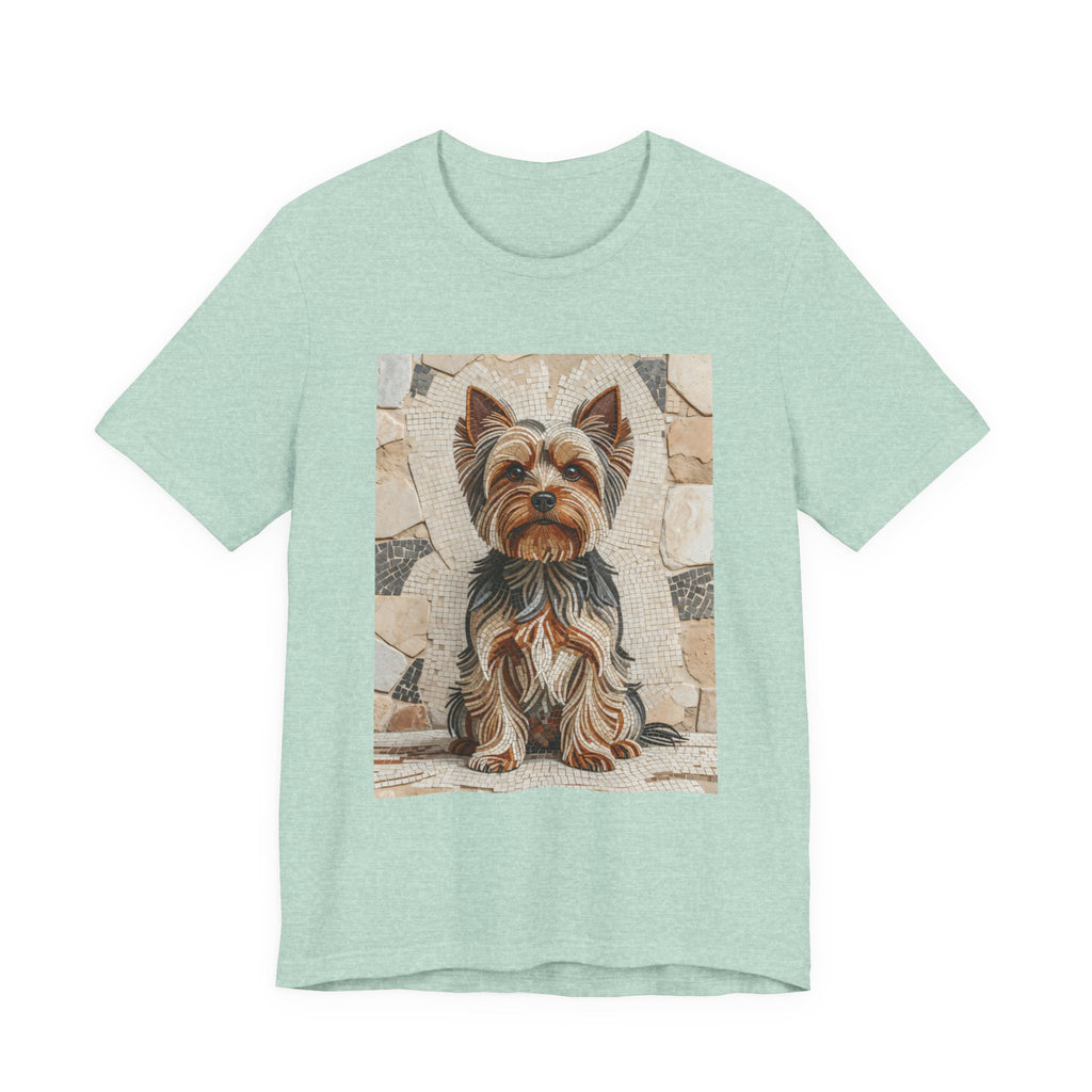 Yorkshire Terrier T Shirt | Living Work of Art Collection | Mosaic Style