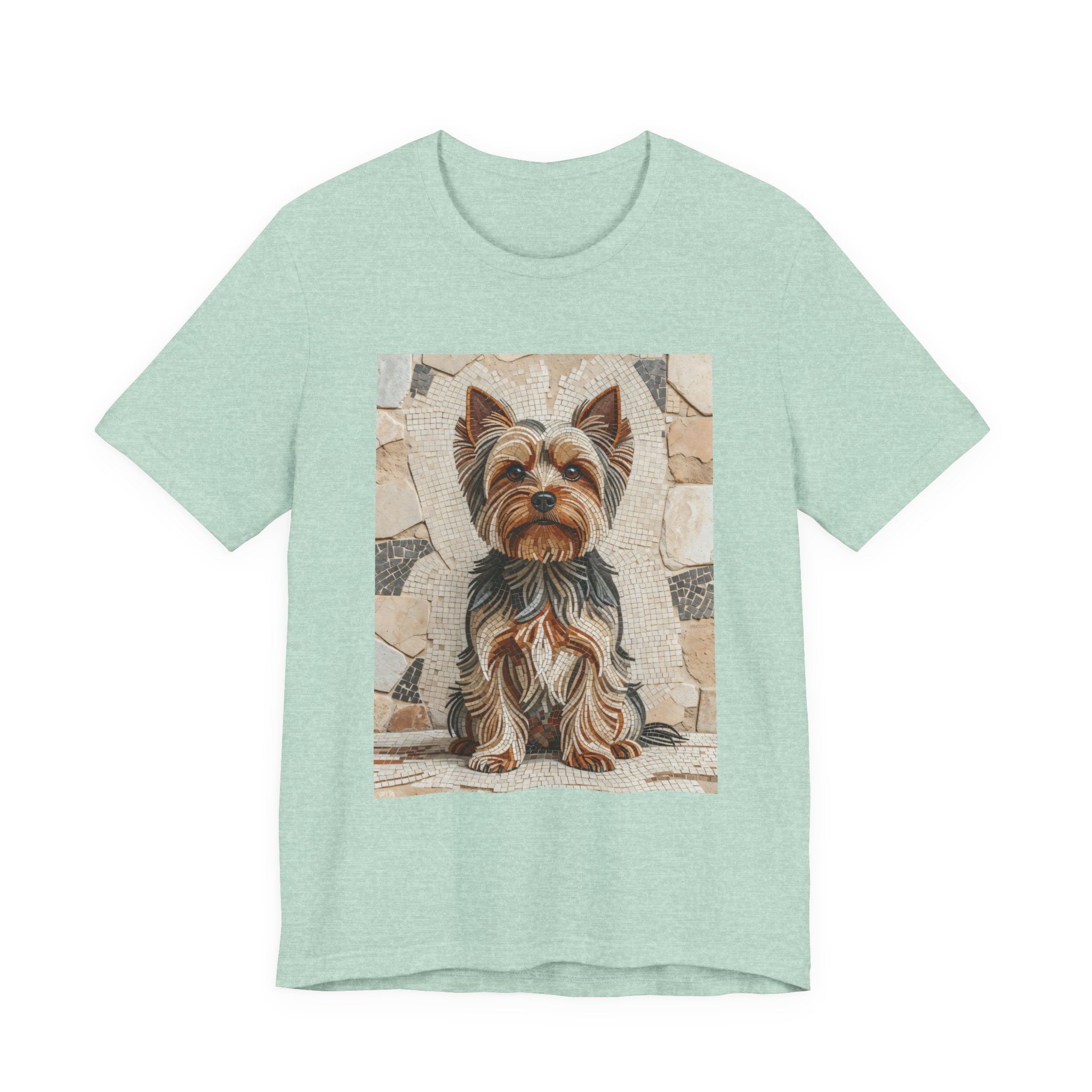 Yorkshire Terrier T Shirt | Living Work of Art Collection | Mosaic Style