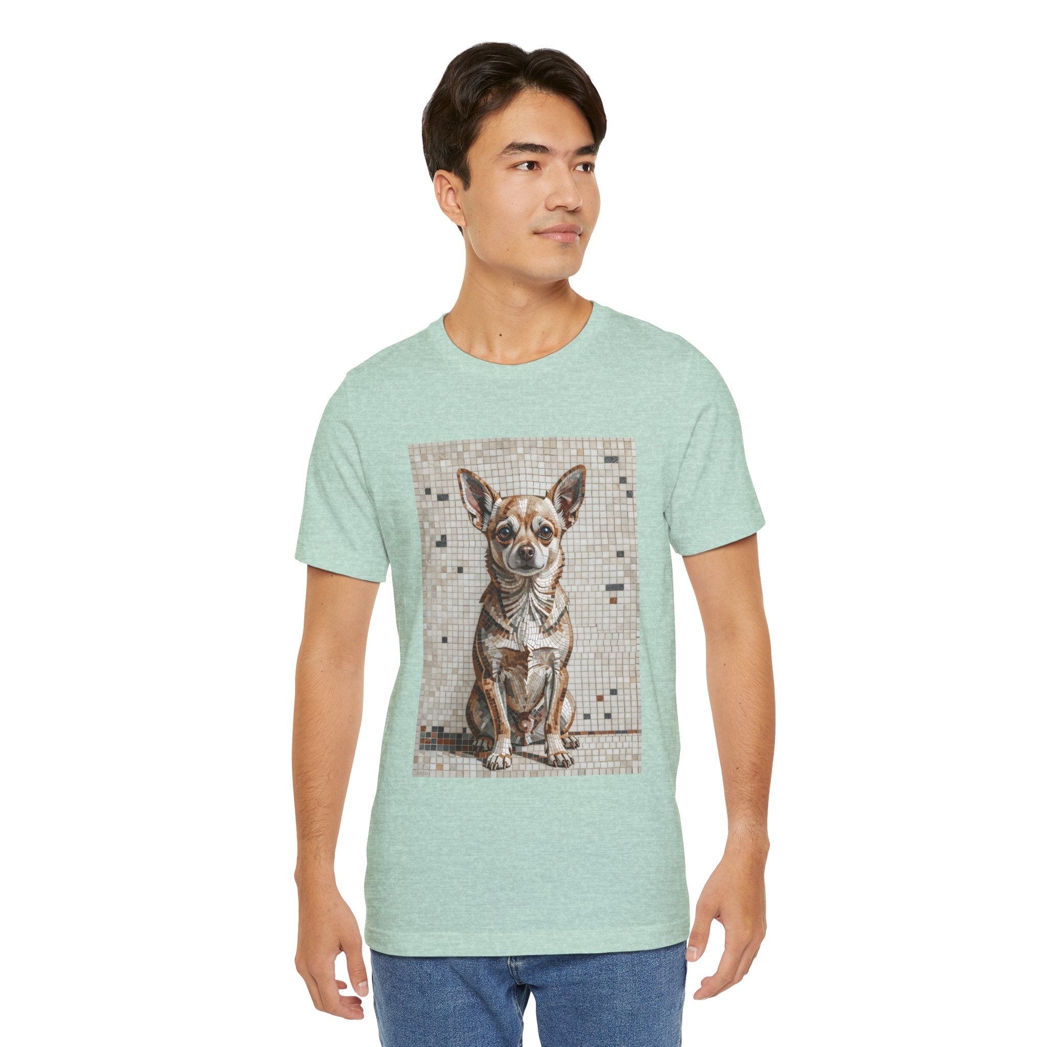 Chihuahua T Shirt | Living Work of Art Collection | Mosaic Style