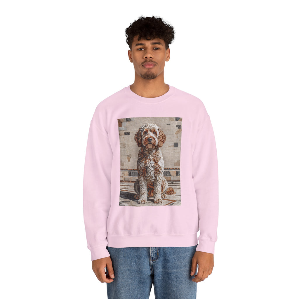Labradoodle Sweatshirt | Living Work of Art Collection | Mosaic Style