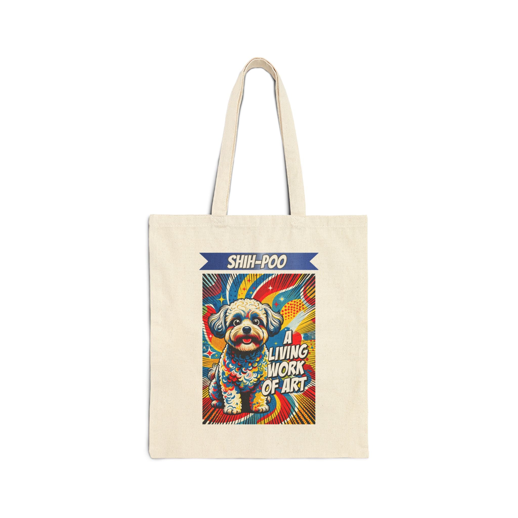 Shih-Poo Tote Bag | Living Work of Art Collection | Pop Art