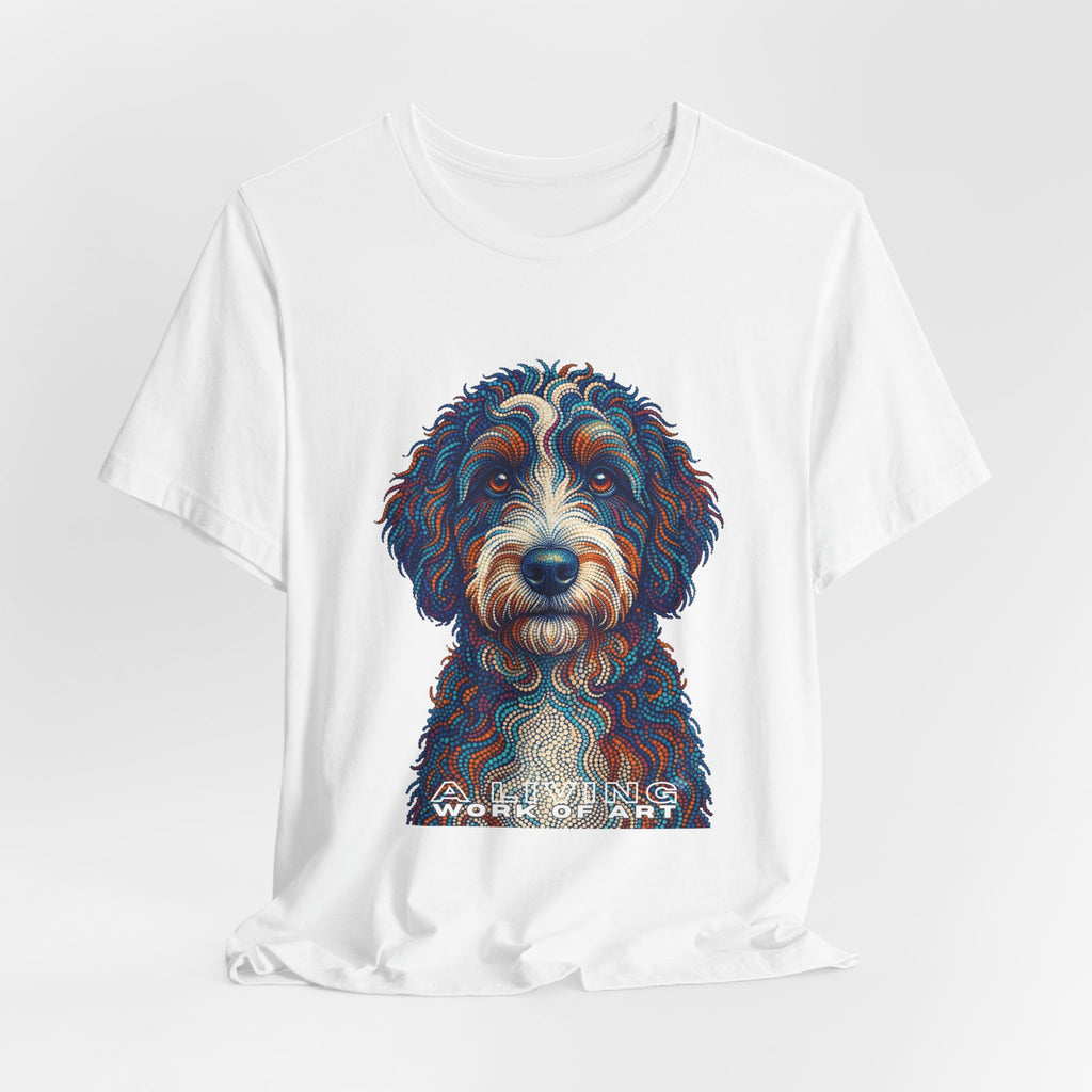 Berenedoodle T Shirt | Living Work of Art Collection | Pointillism Style