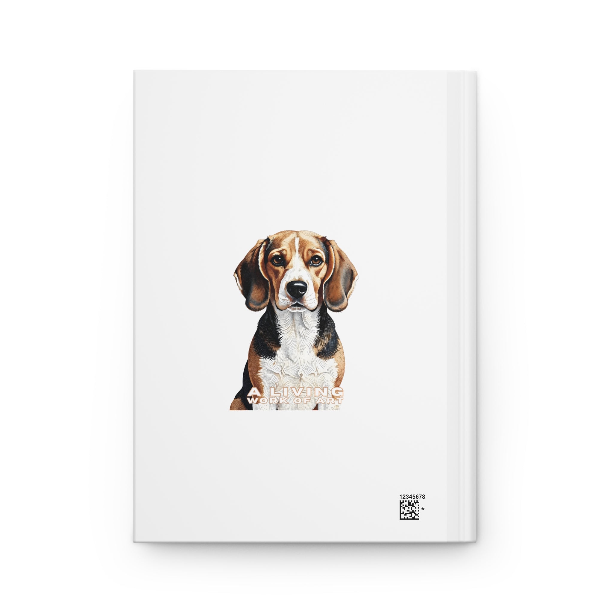 Beagle Notebook | Living Work of Art Collection | Pointillism Style