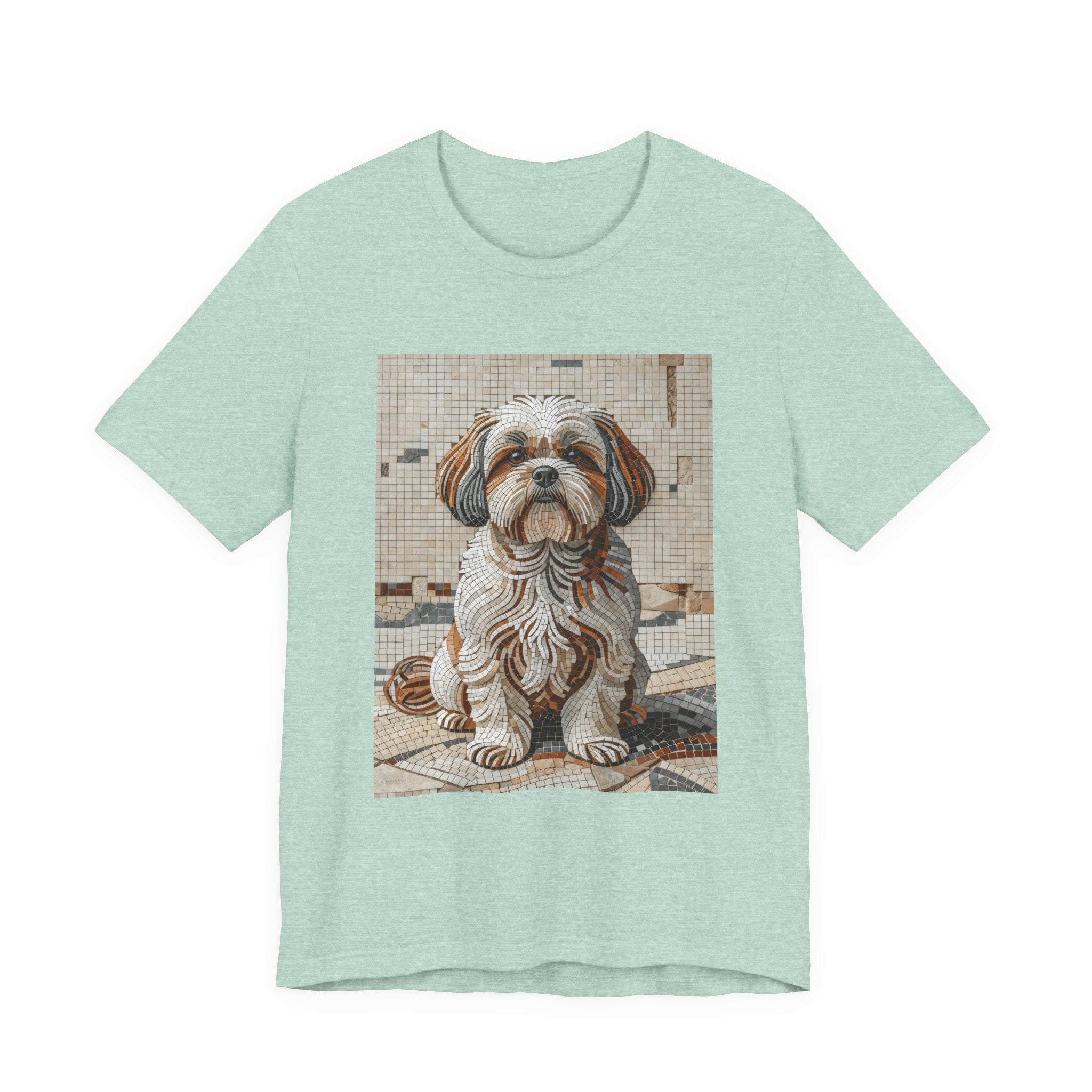 Shih Tzu T Shirt | Living Work of Art Collection | Mosaic Style