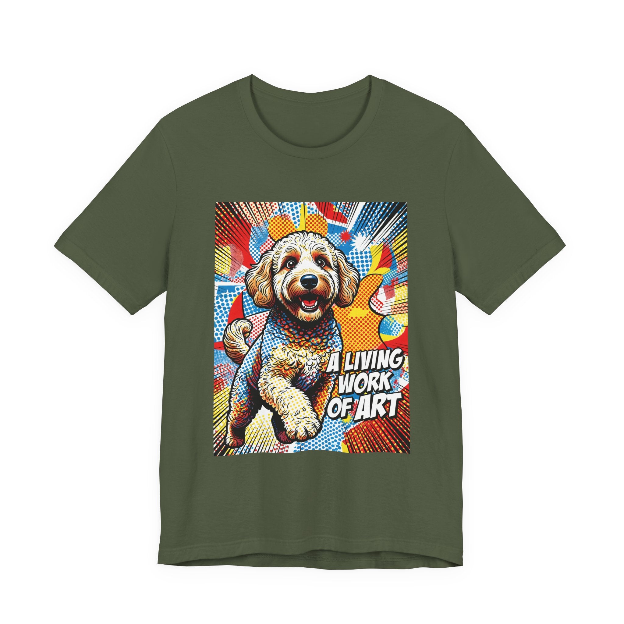 Goldendoodle T Shirt | Living Work of Art Collection | Pop Art