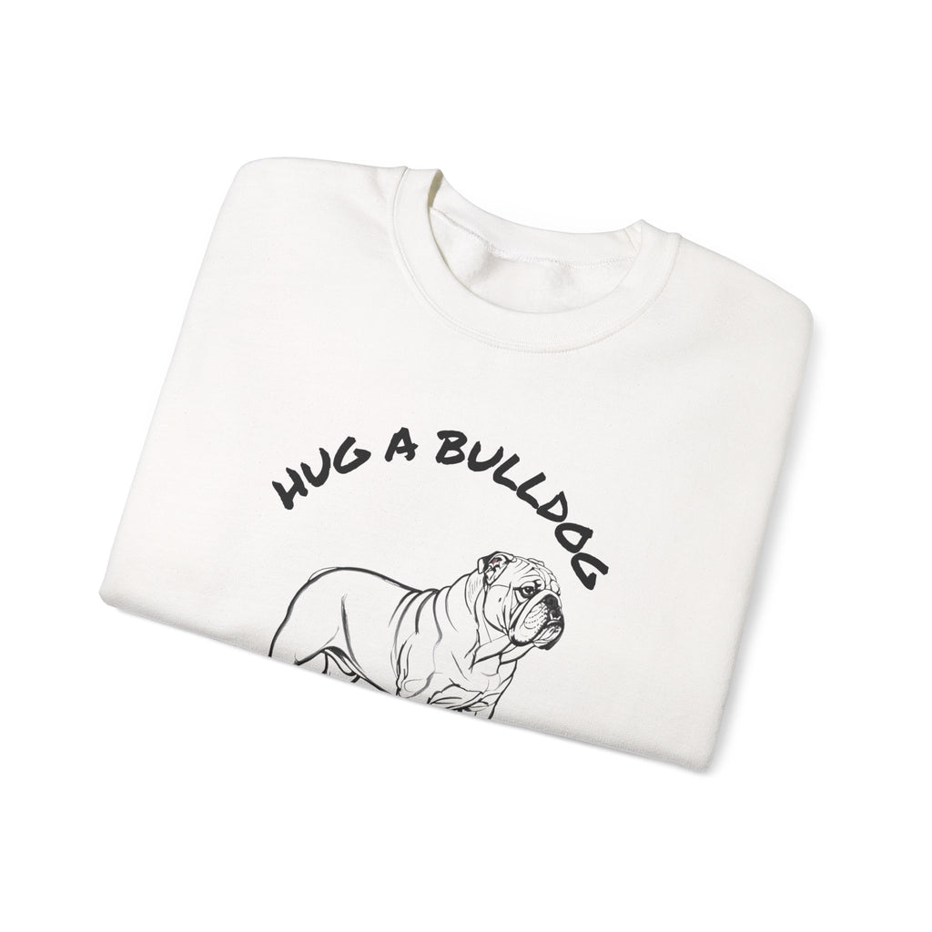 Bulldog Sweatshirt | Hug A Bulldog