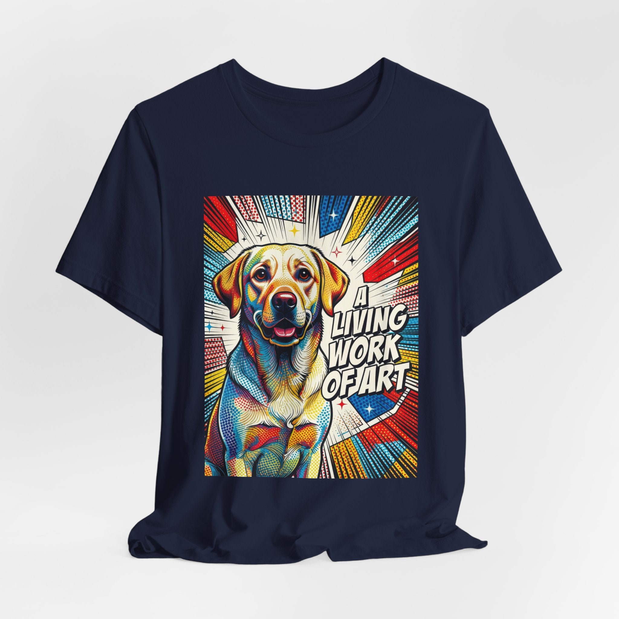 Labrador Retriever T Shirt | A Living Work of Art Collection | Pop Art