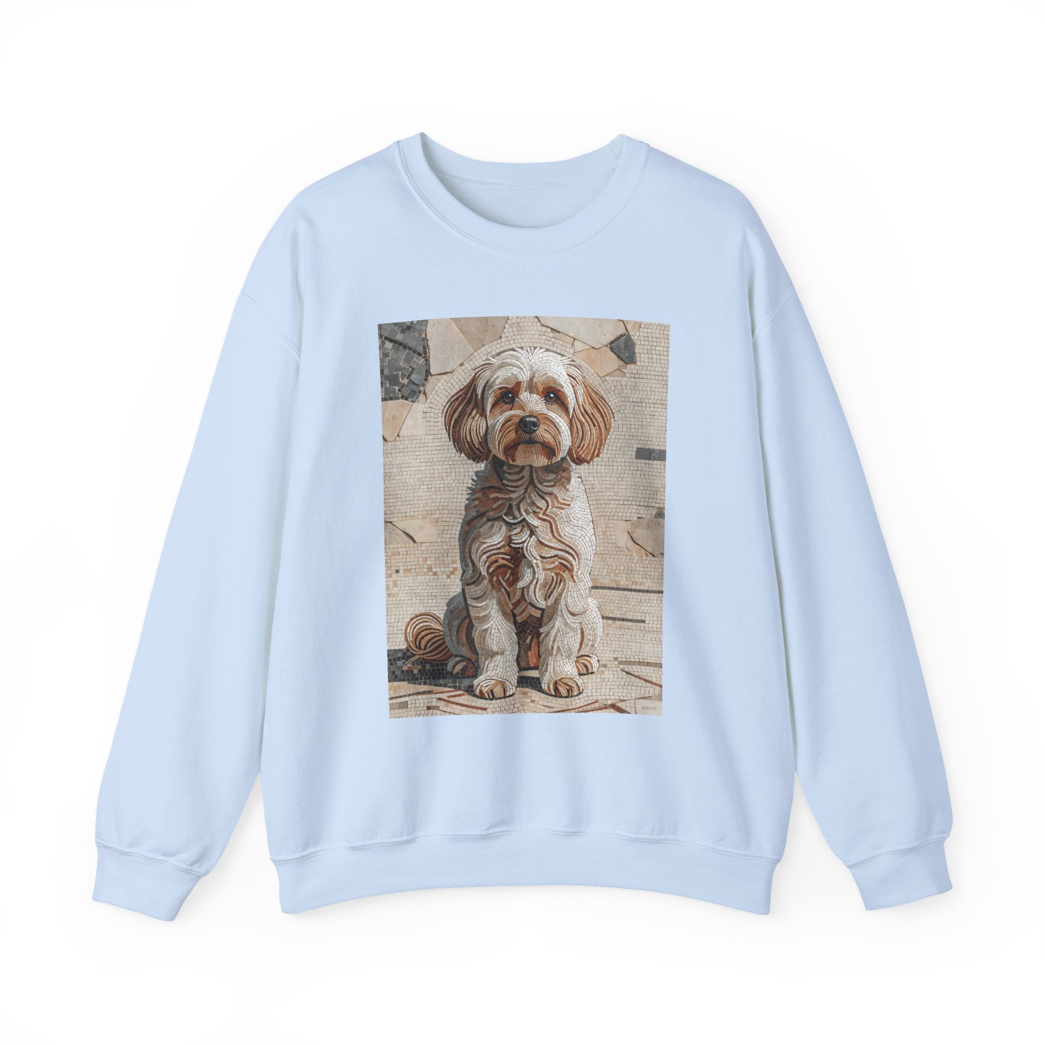 Maltipoo Sweatshirt | Living Work of Art Collection | Mosaic Style
