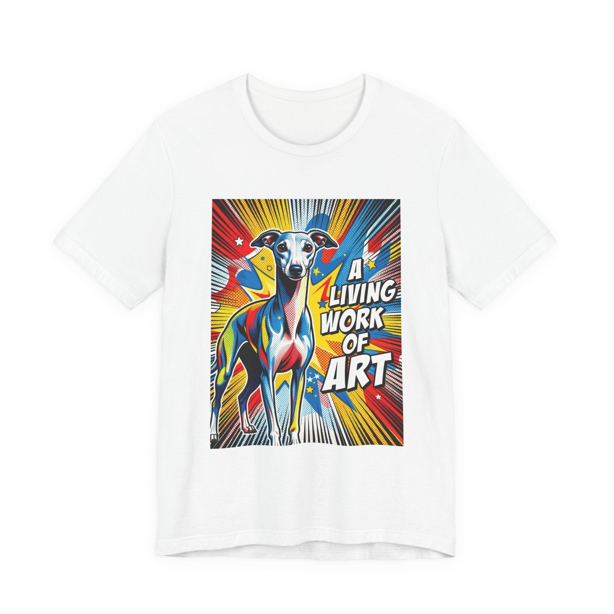 Italian Greyhound T Shirt | Living Work of Art Collection | Pop Art