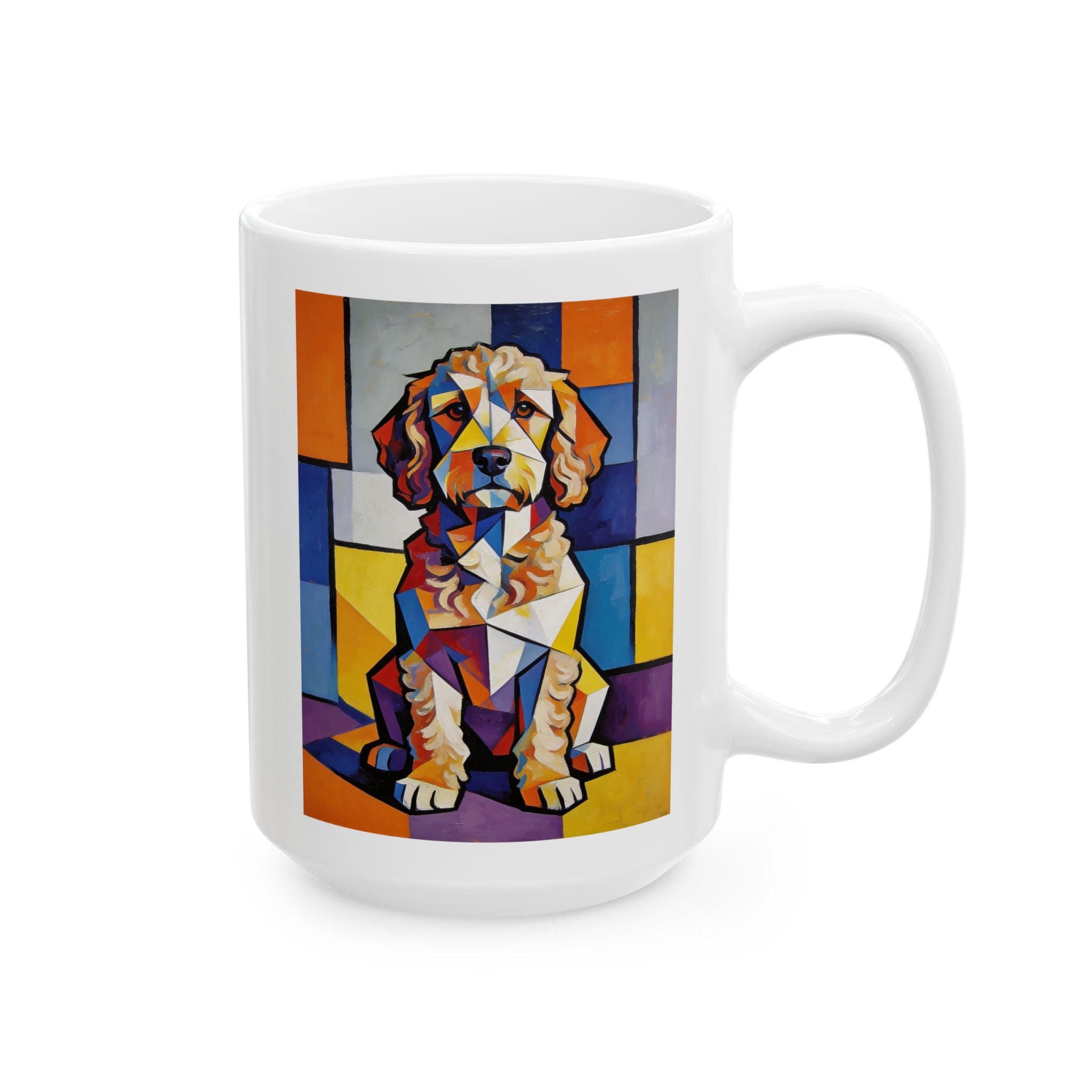 Cockapoo Mug | Living Work of Art Collection | Cubist Style