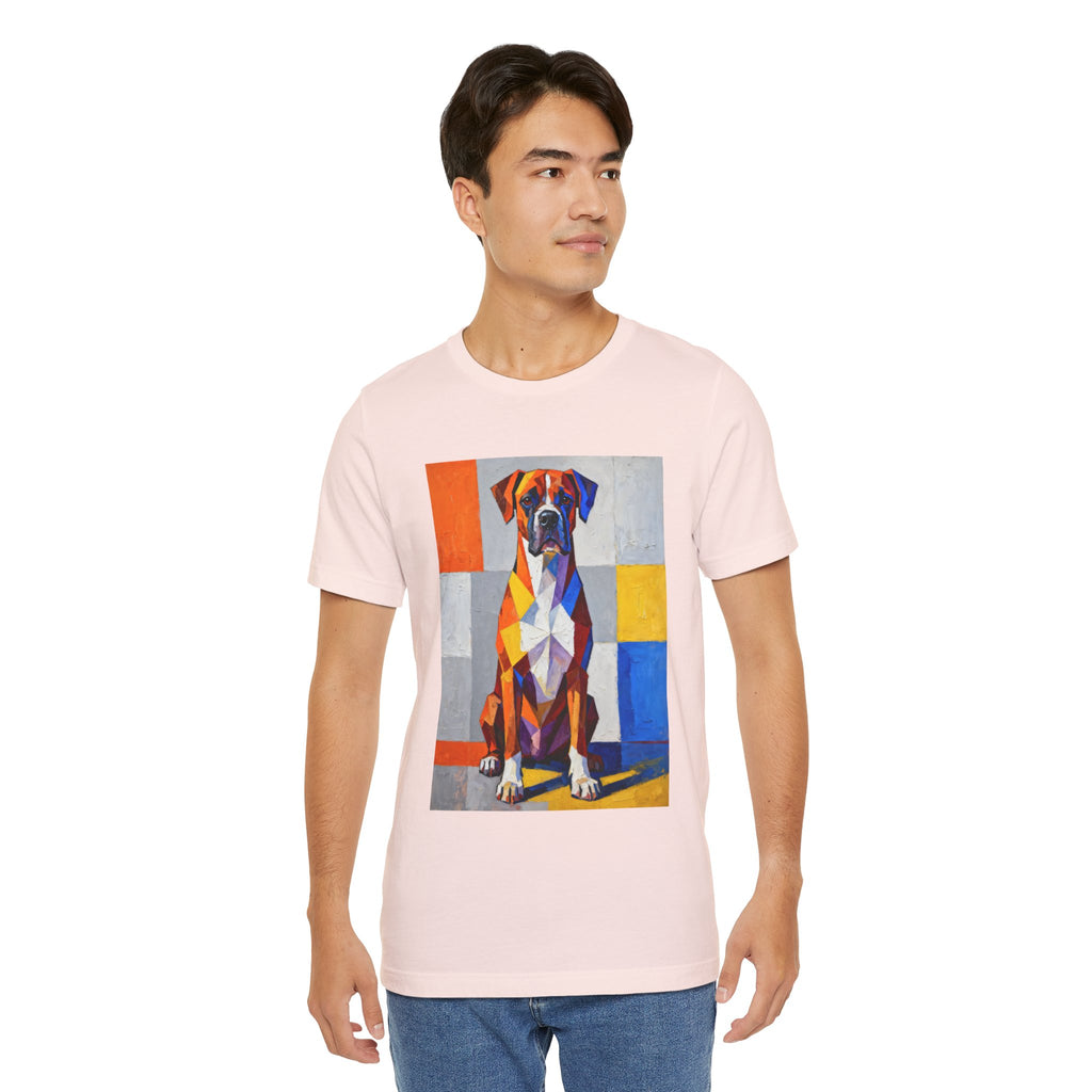 Boxer T Shirt | Living Work of Art Collection | Cubist Style