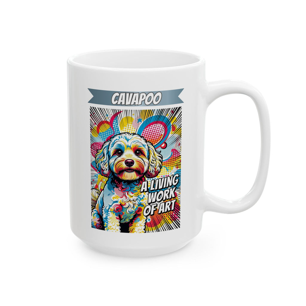 Cavapoo Coffee Mug | Living Work of Art Collection | Pop Art